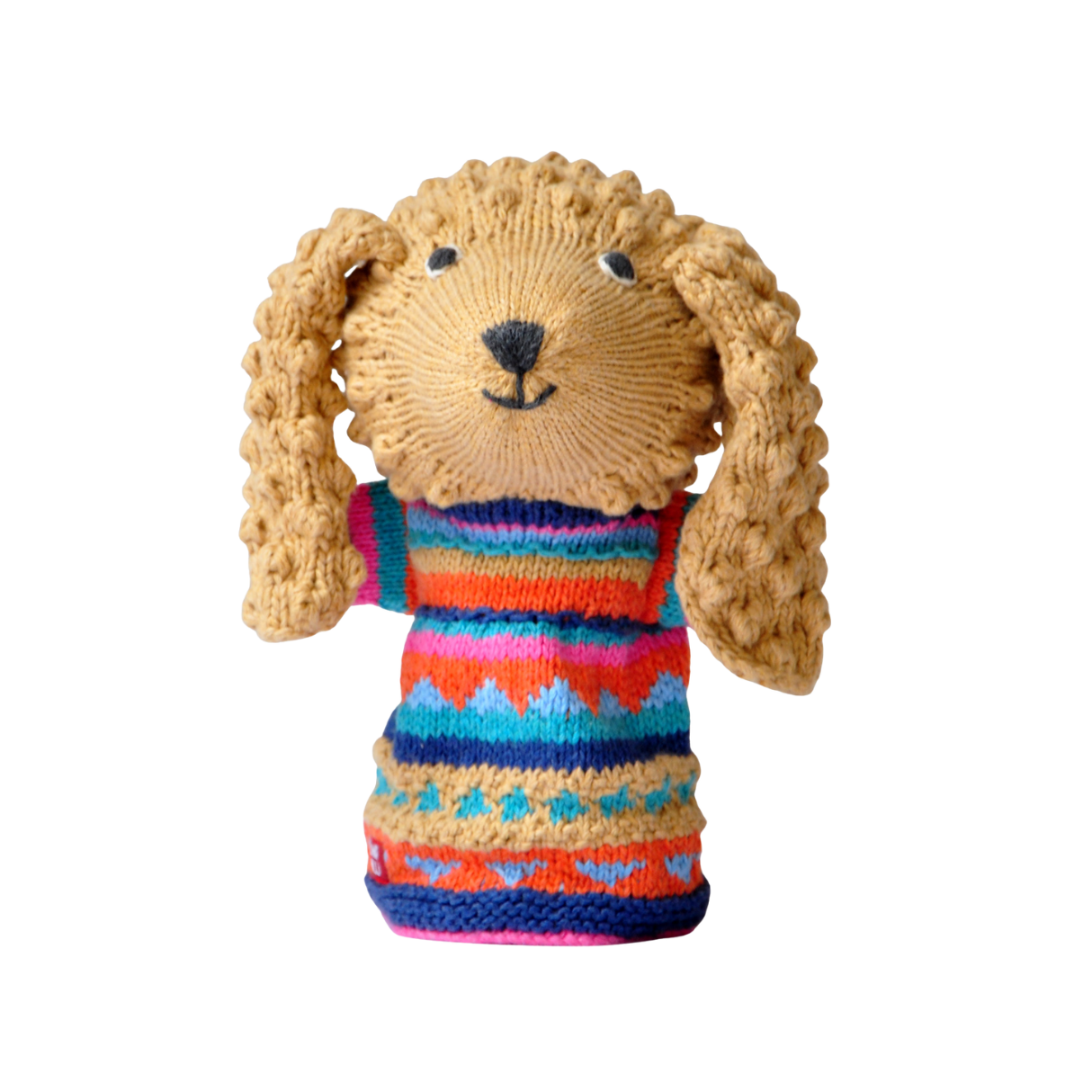 Chunki Chilli Brown Poodle Hand Puppet