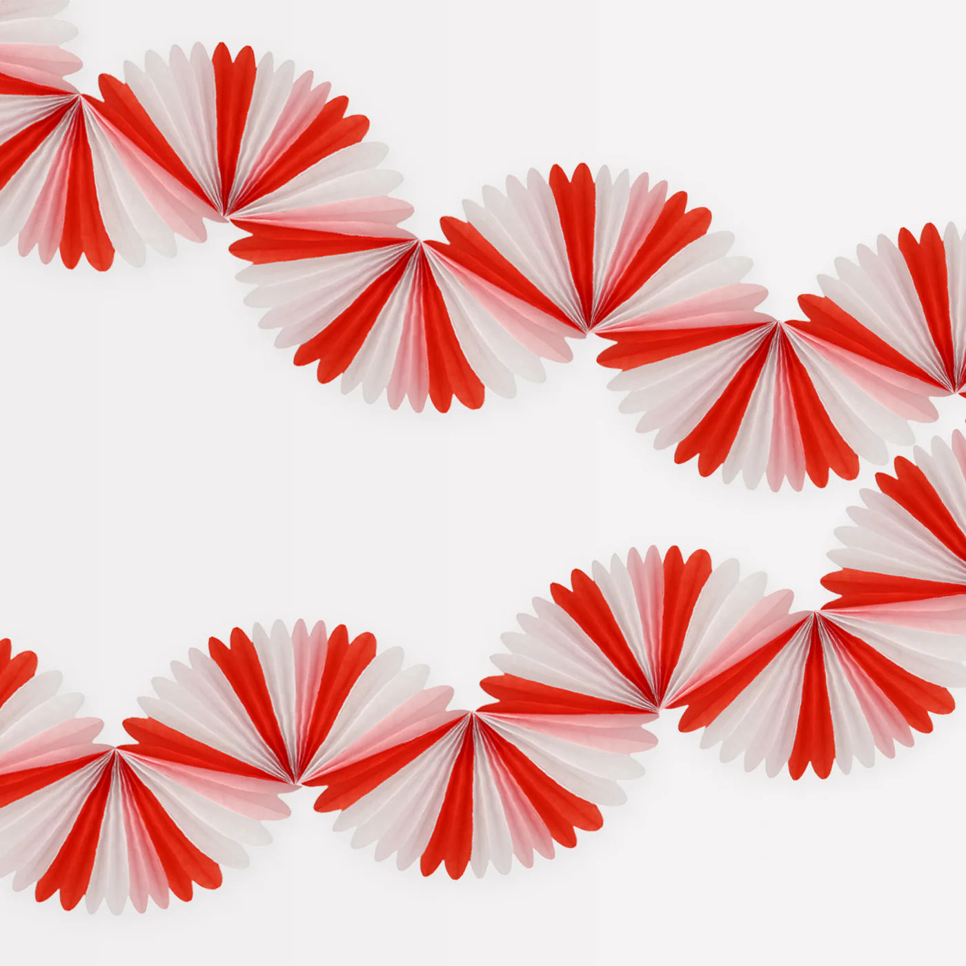 Meri Meri Candy Cane Stripe Honeycomb Garland