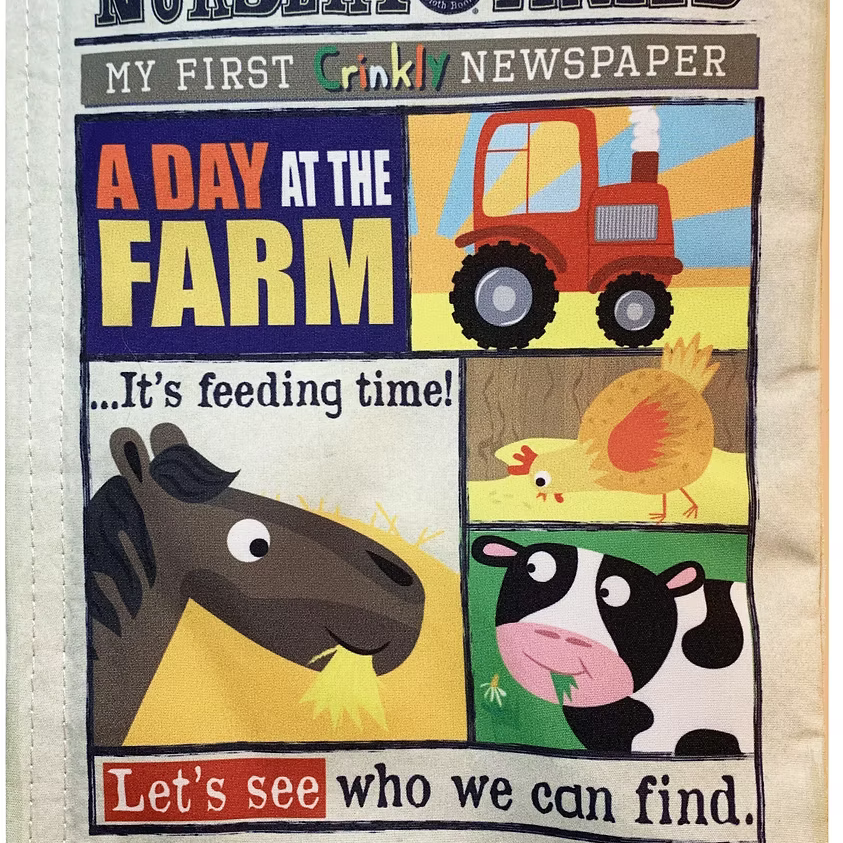 Jo & Nic's Crinkly Cloth Books - Farm Animals