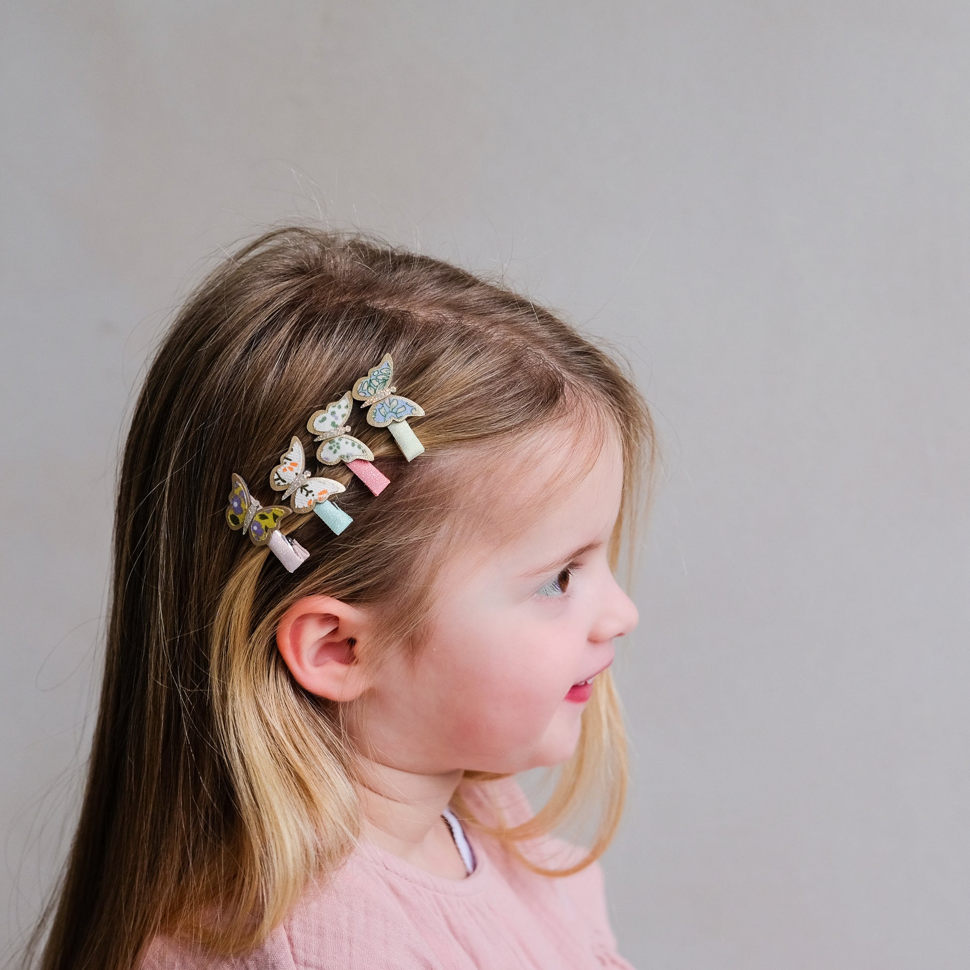 Mimi & Lula Floral Butterfly Mini Clips