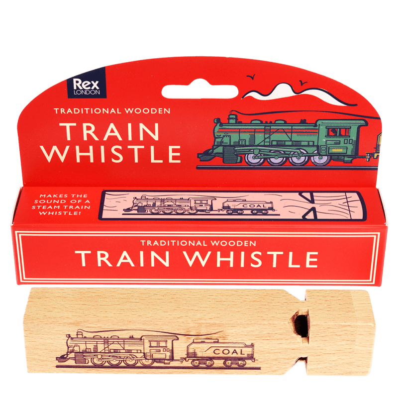 Rex London Traditional Wooden Train Whistle