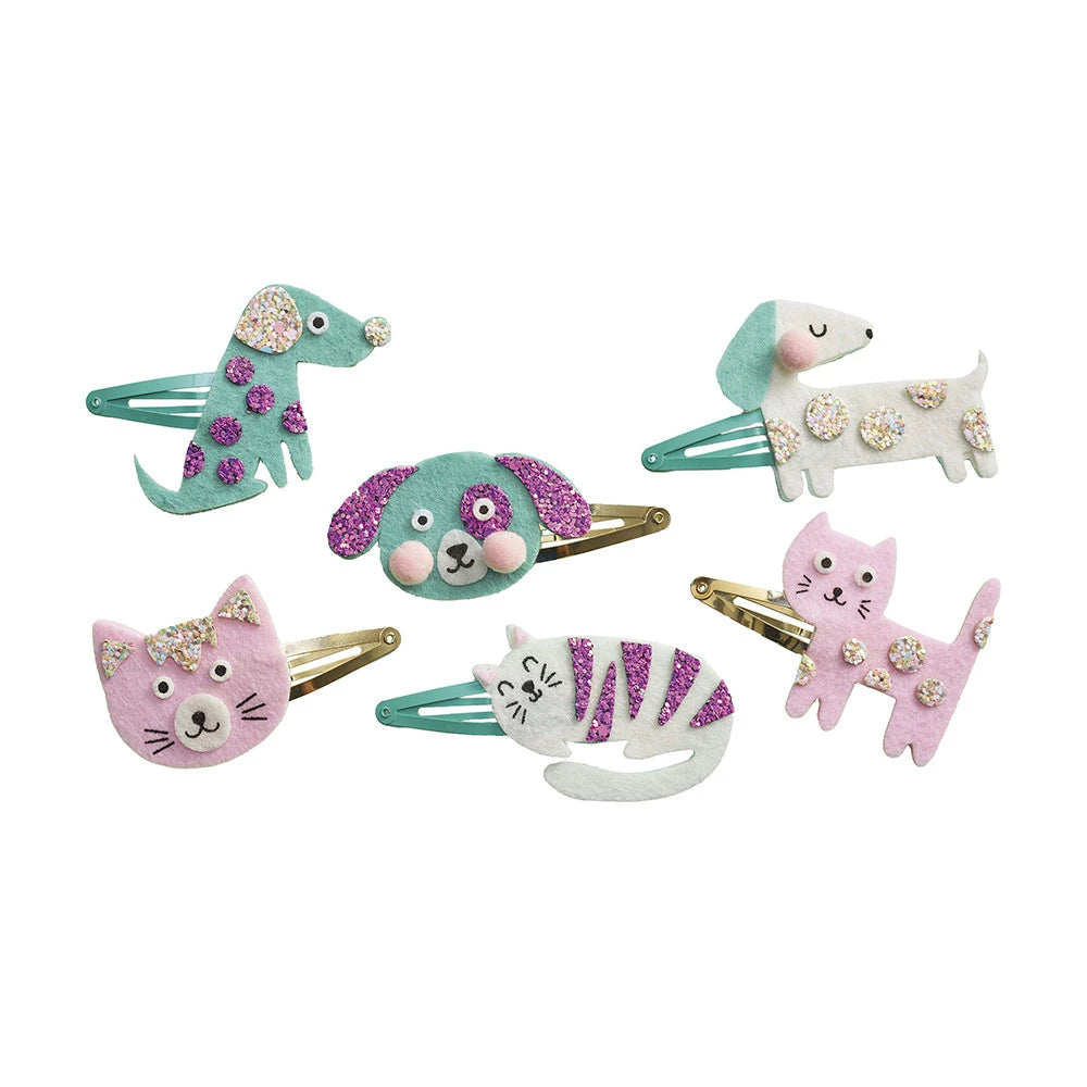 Janod Hair Clip Kit - Little Pets