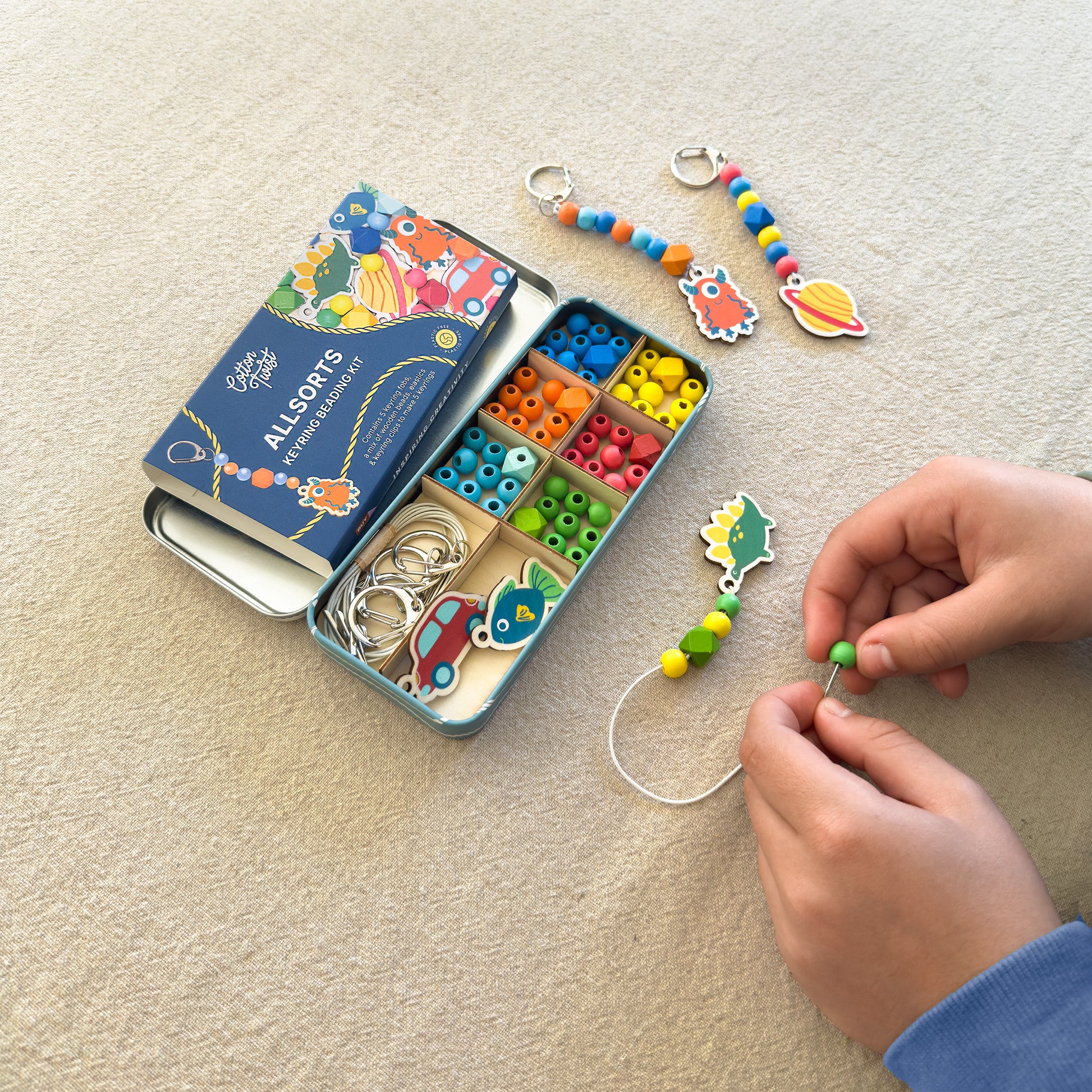 Cotton Twist Allsorts Keyring Making Kit