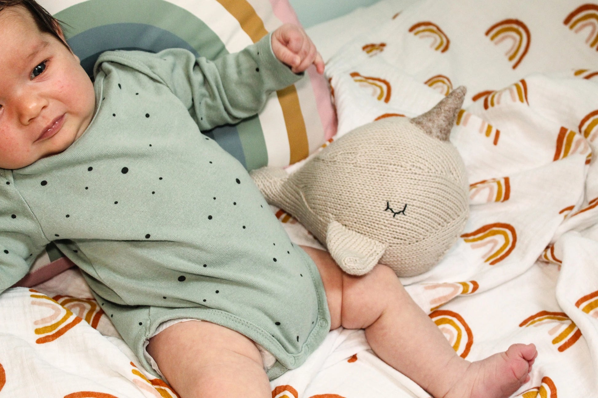 Sootie Limetree Andy Narwhal Stuffed Toy
