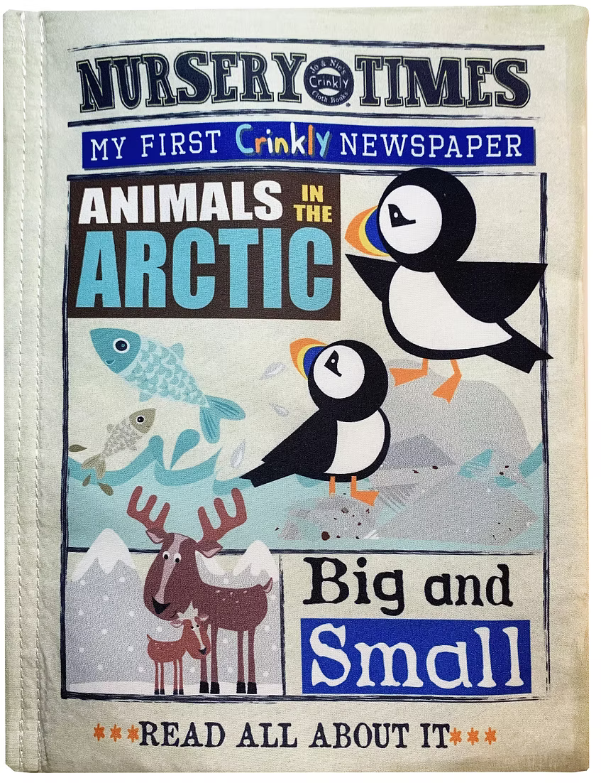 Jo & Nic's Crinkly Cloth Books - Arctic Animals