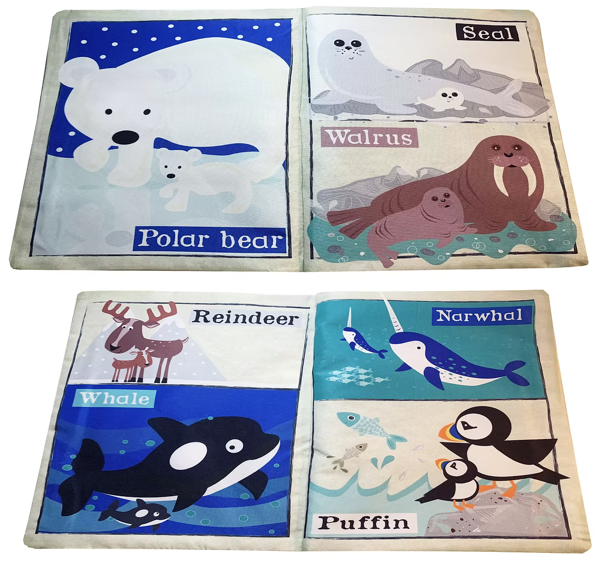 Jo & Nic's Crinkly Cloth Books - Arctic Animals