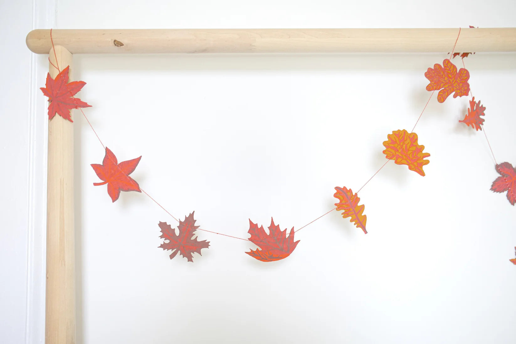East End Press Autumn Leaves Sewn Garland
