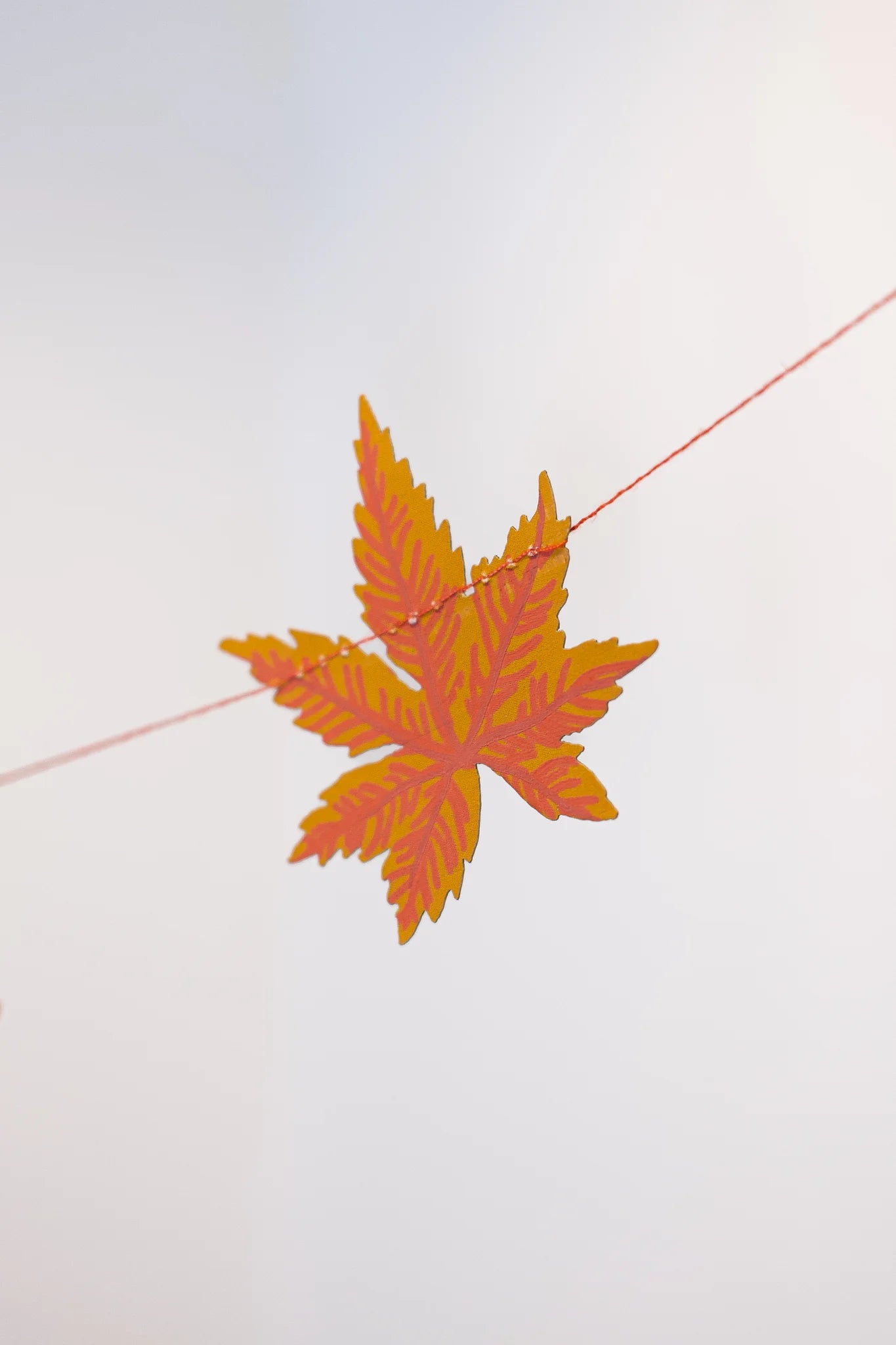 East End Press Autumn Leaves Sewn Garland