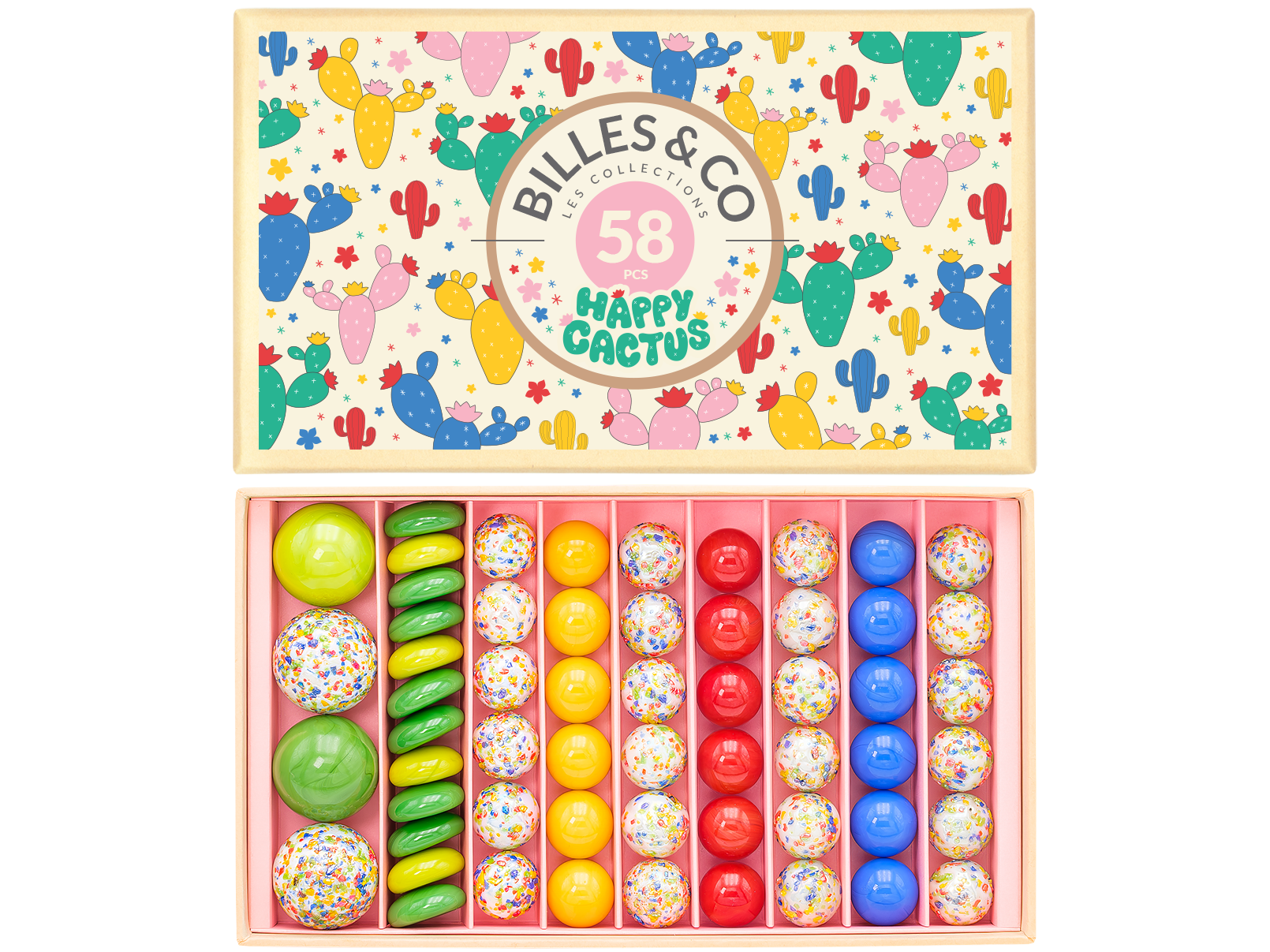 Billes & Co Large Happy Cactus Set