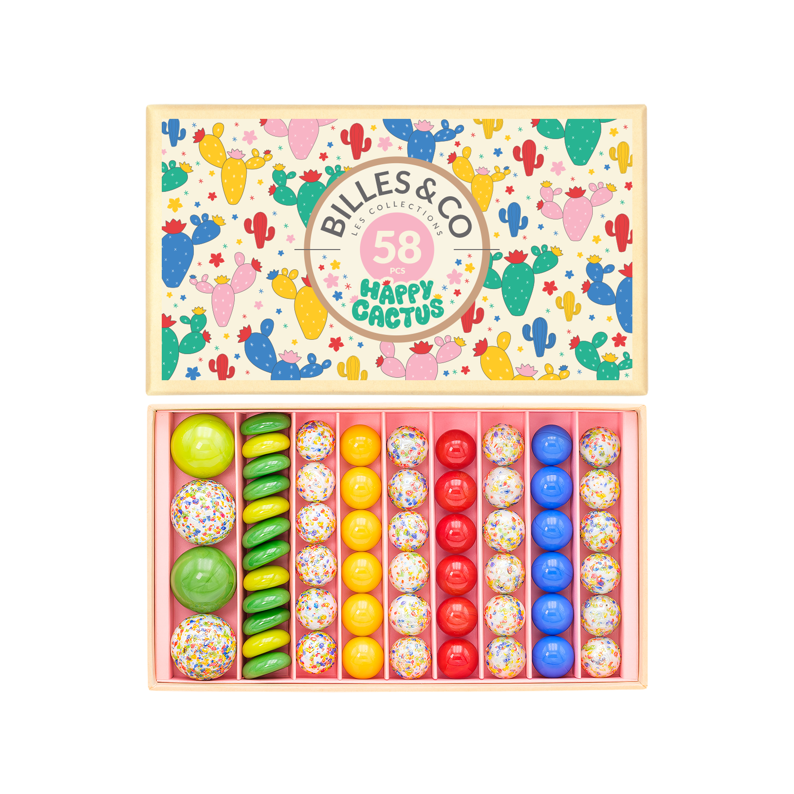 Billes & Co Large Happy Cactus Set