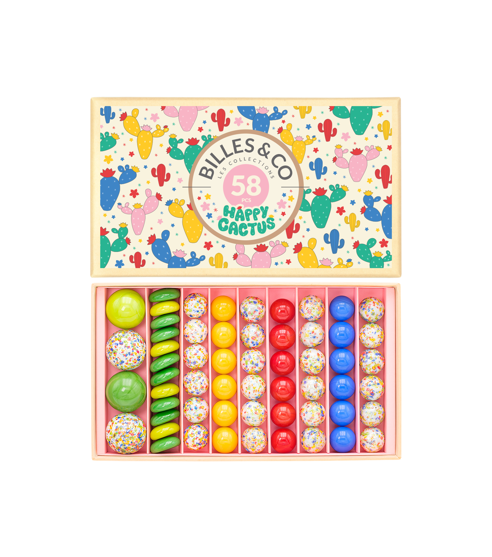 Billes & Co Large Happy Cactus Set
