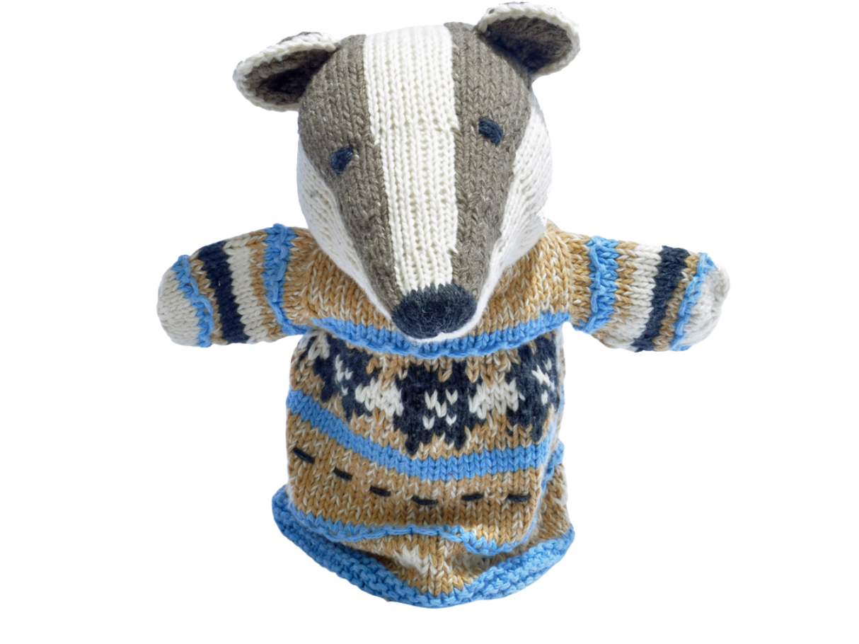 Chunki Chilli Badger Hand Puppet