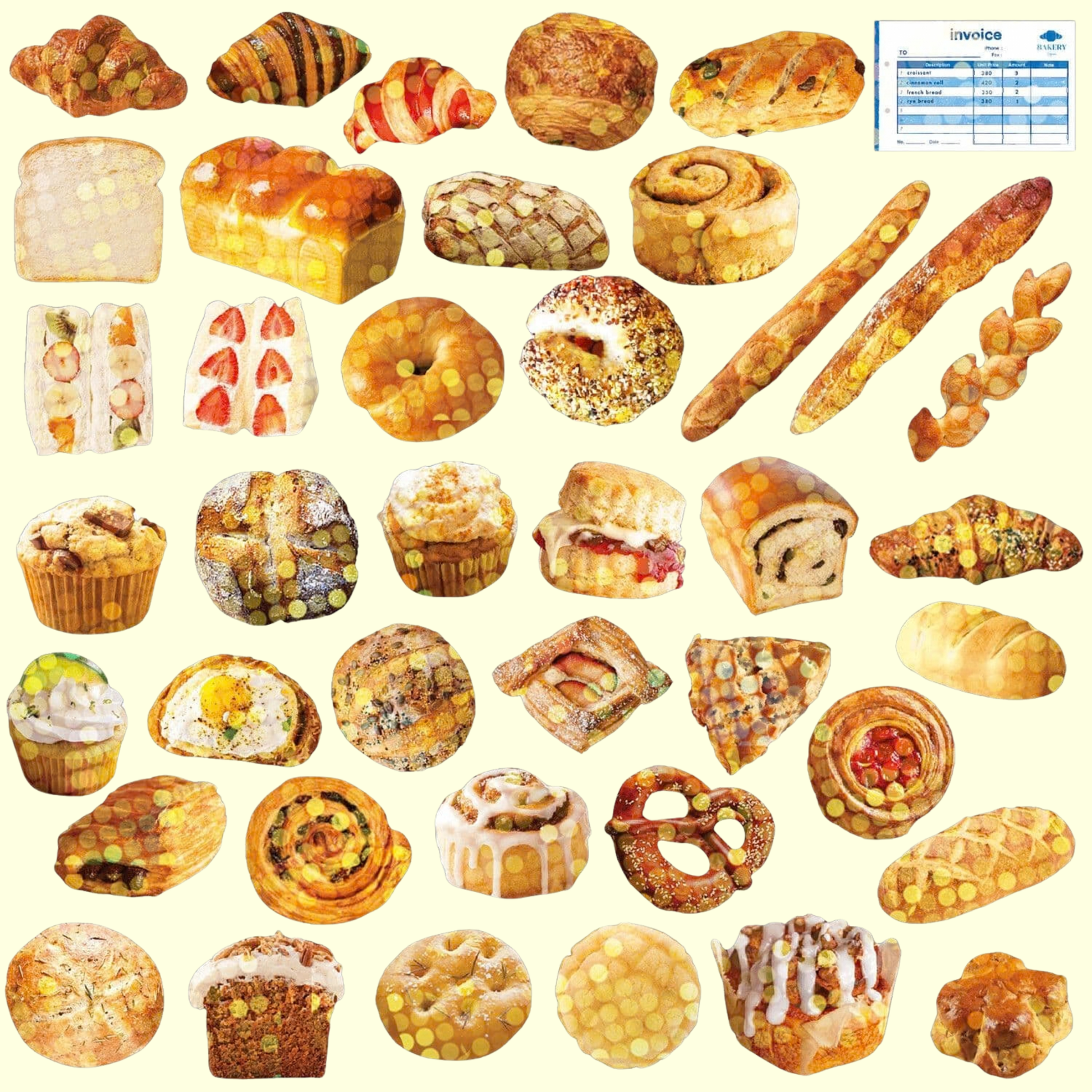 Greeting Life Bakery Stickers
