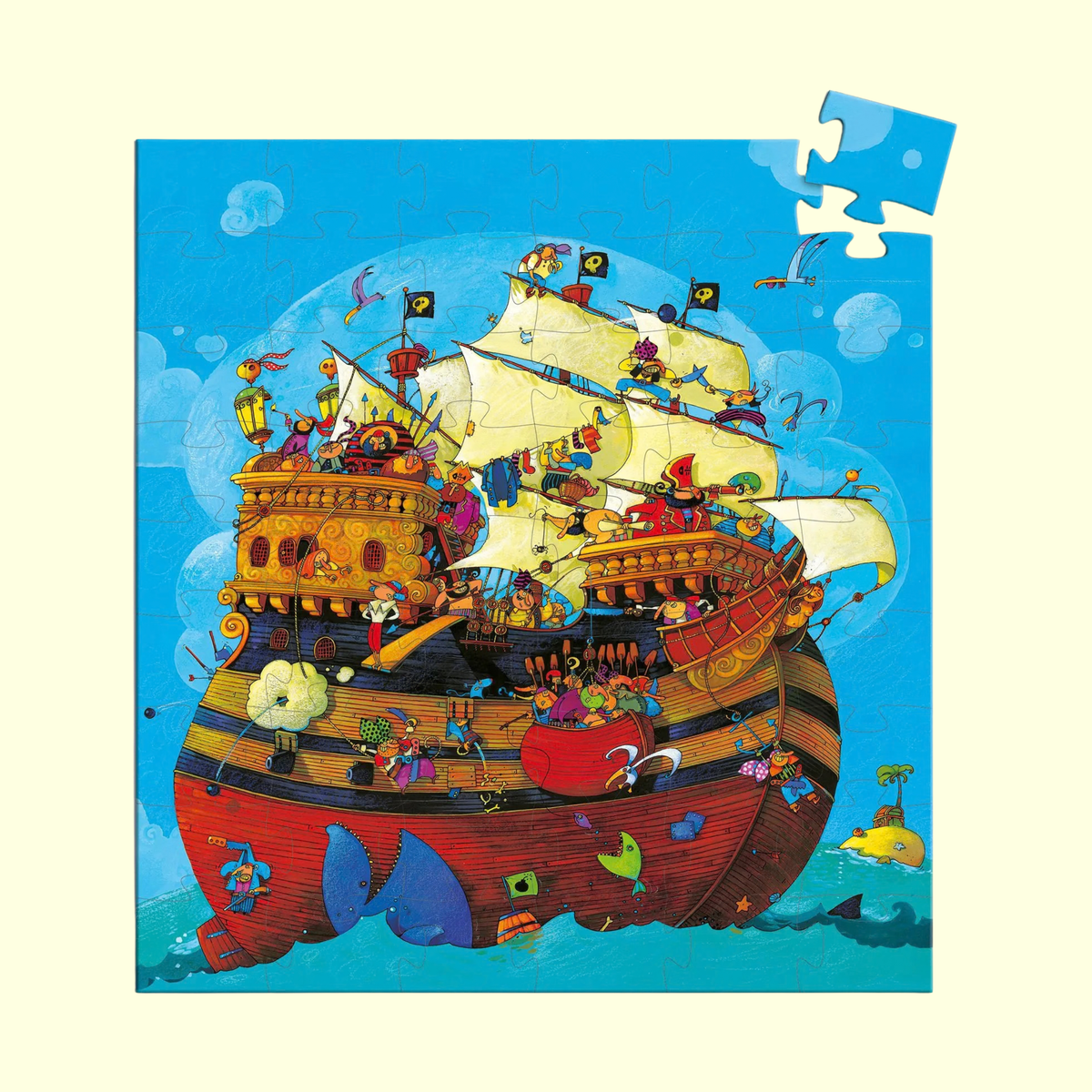 Djeco Barbarossa's Boat 54 Piece Puzzle