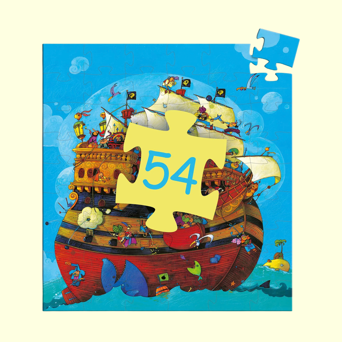 Djeco Barbarossa's Boat 54 Piece Puzzle