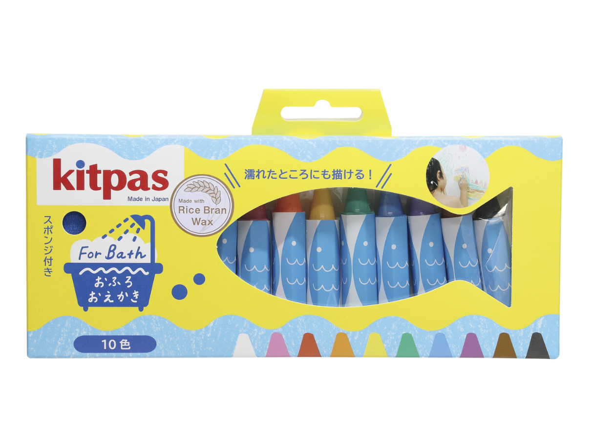 Kitpas Bath Crayons 10 Colours
