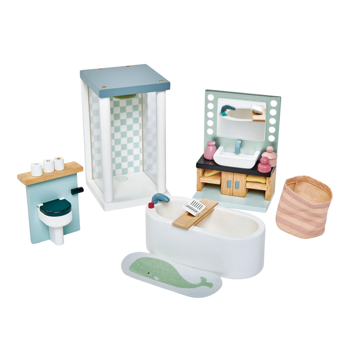 Tender Leaf Dolls House Bathroom Furniture