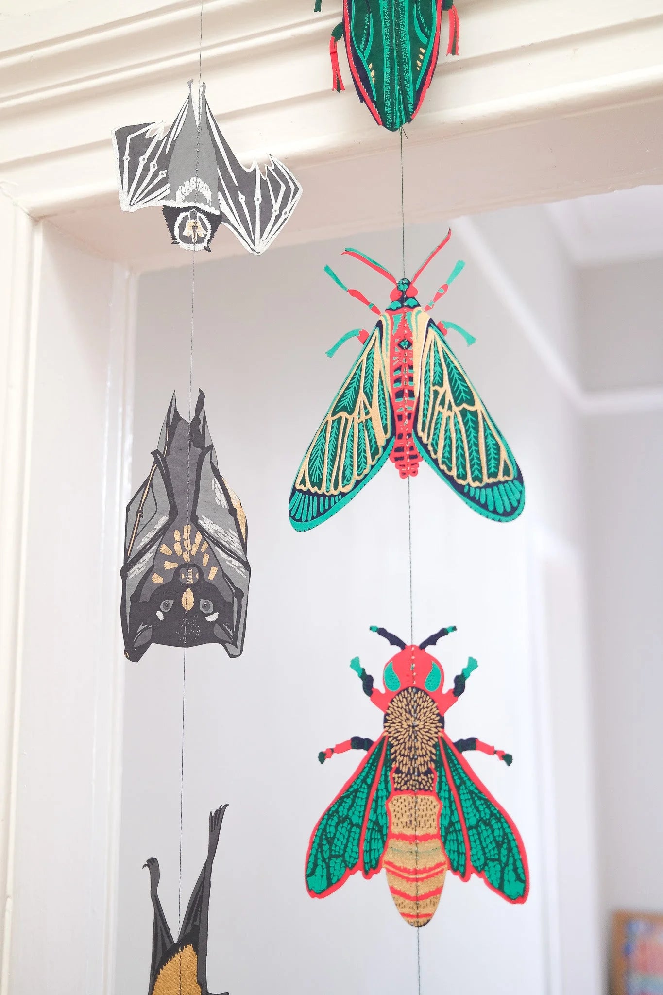 East End Press Bats Vertical Wall Hanging