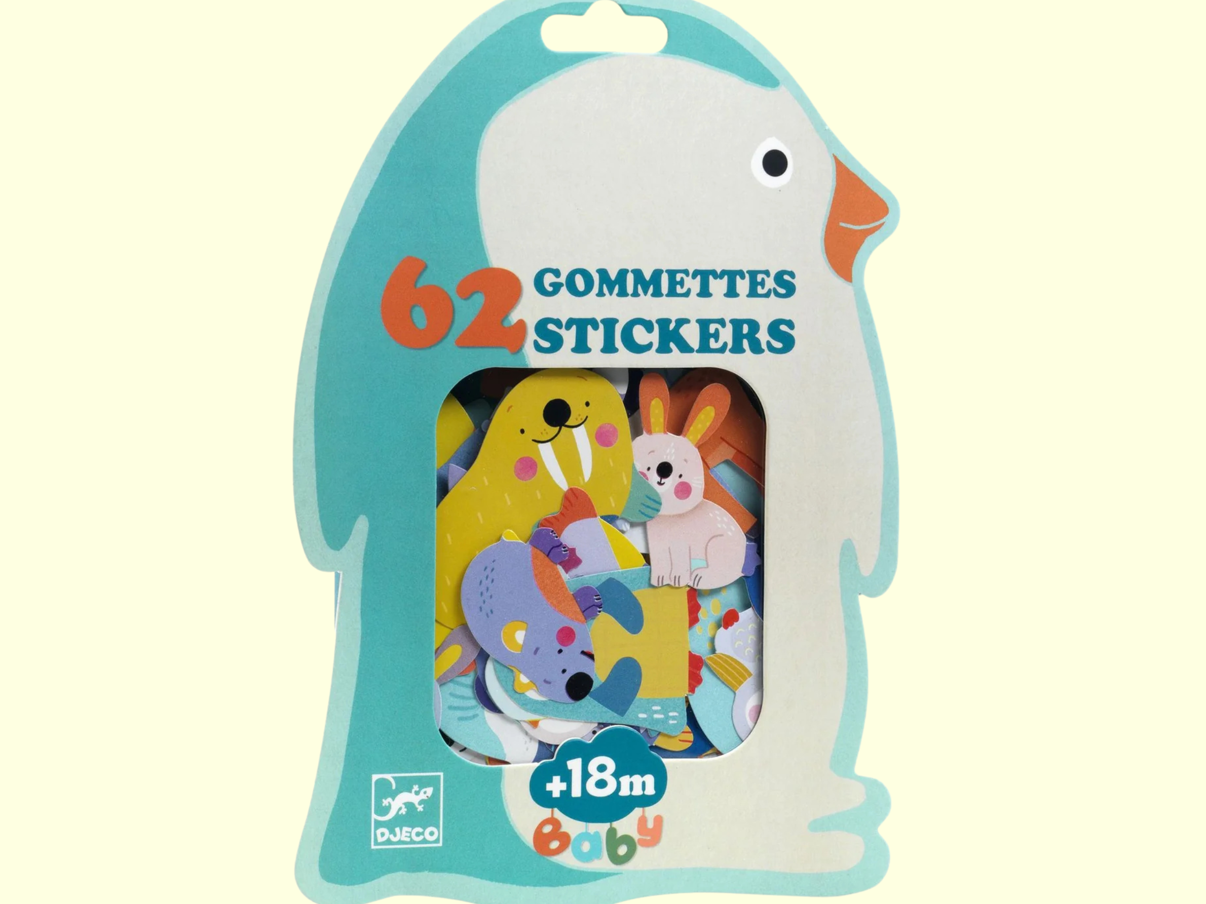 Djeco Big Stickers - Ice Field Animals