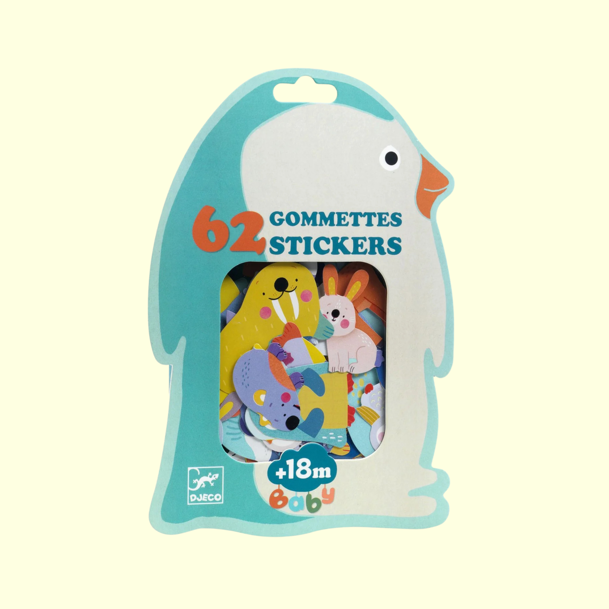 Djeco Big Stickers - Ice Field Animals