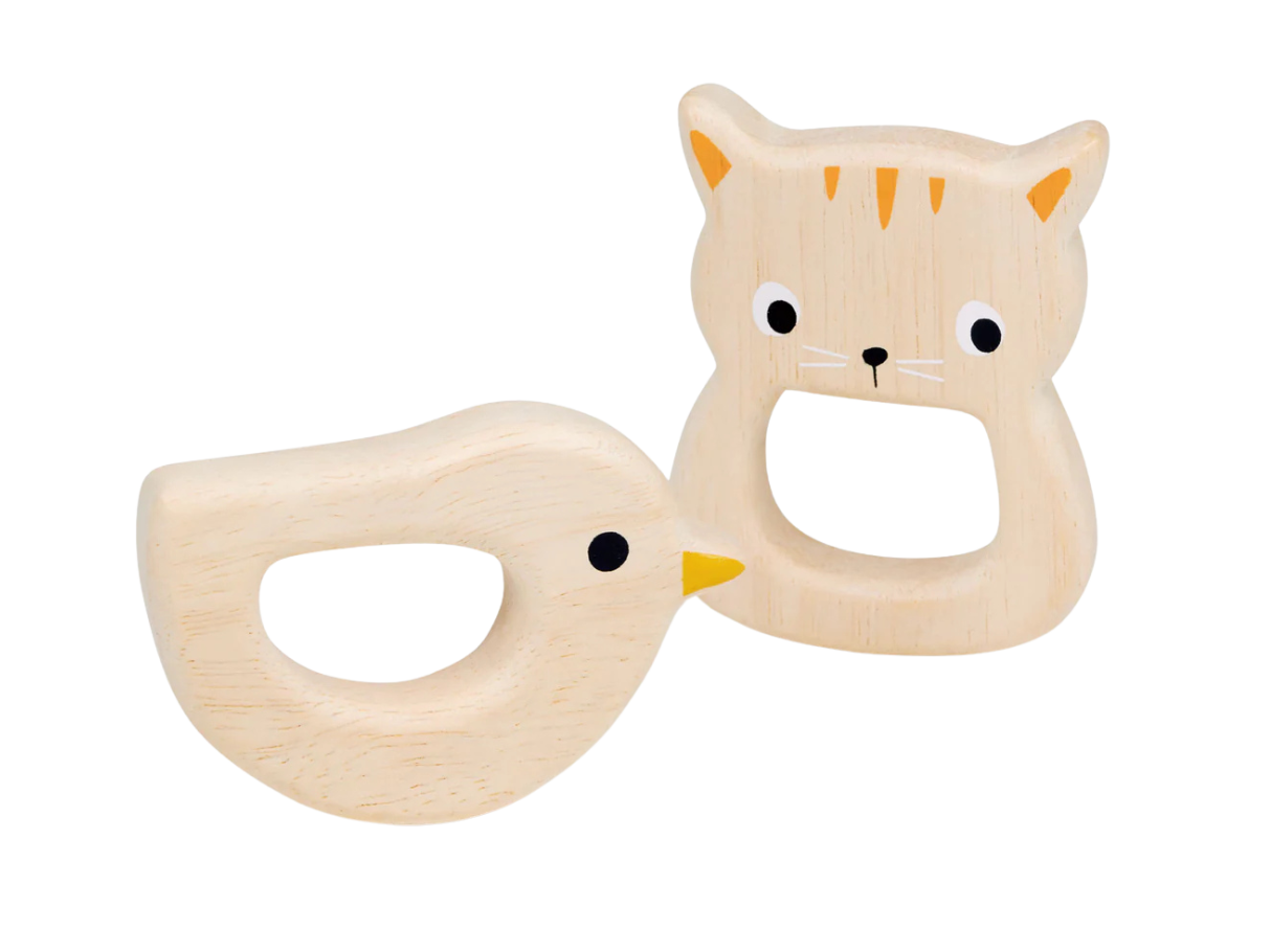 Bird and Kitten Teethers