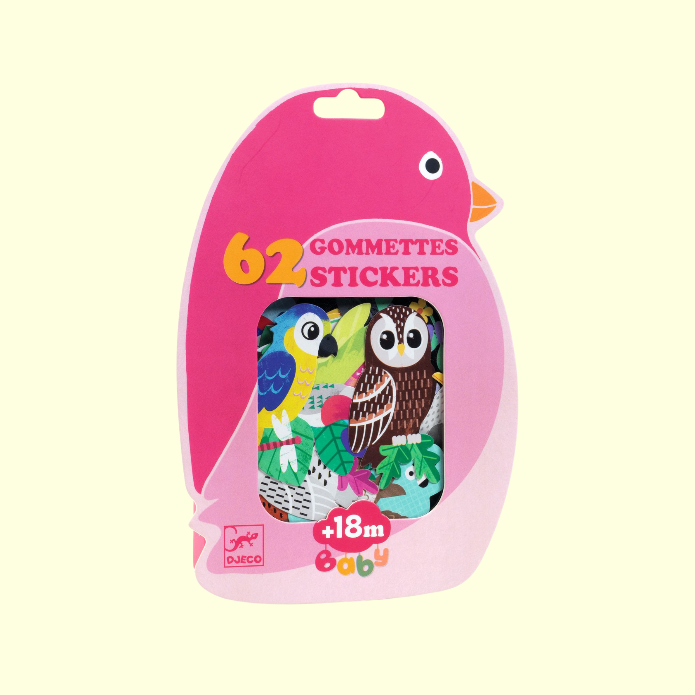 Djeco Big Stickers - Birds