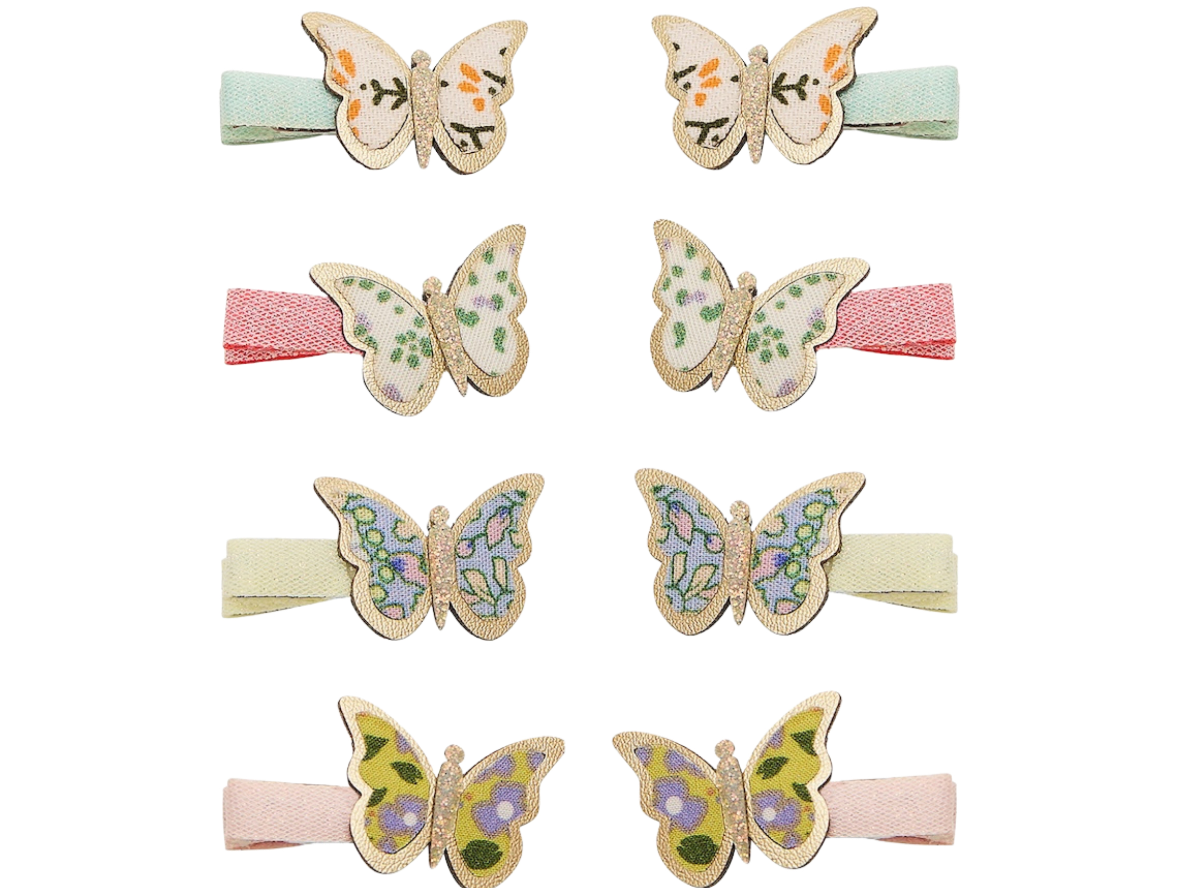 Mimi & Lula Floral Butterfly Mini Clips