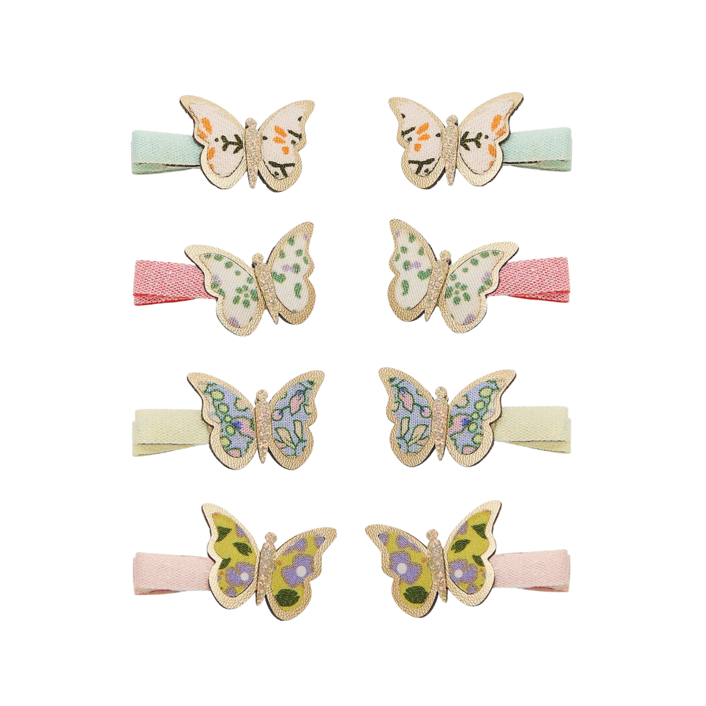 Mimi & Lula Floral Butterfly Mini Clips