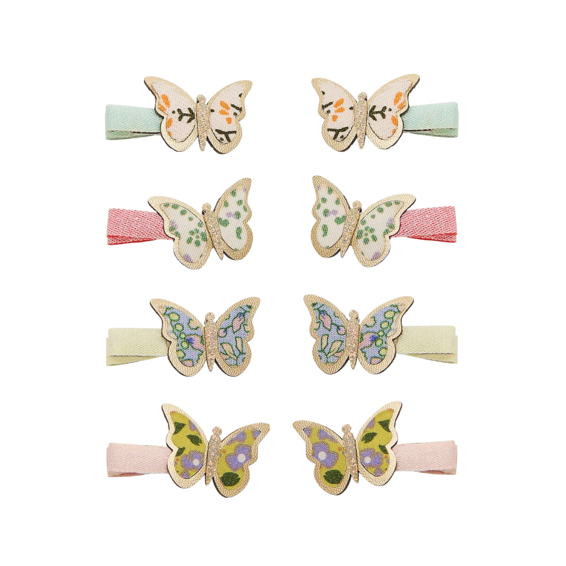 Mimi & Lula Floral Butterfly Mini Clips