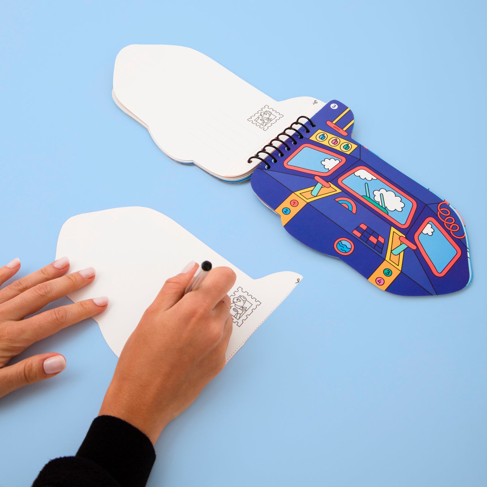 OMY Sticker Activity Book: Vroom