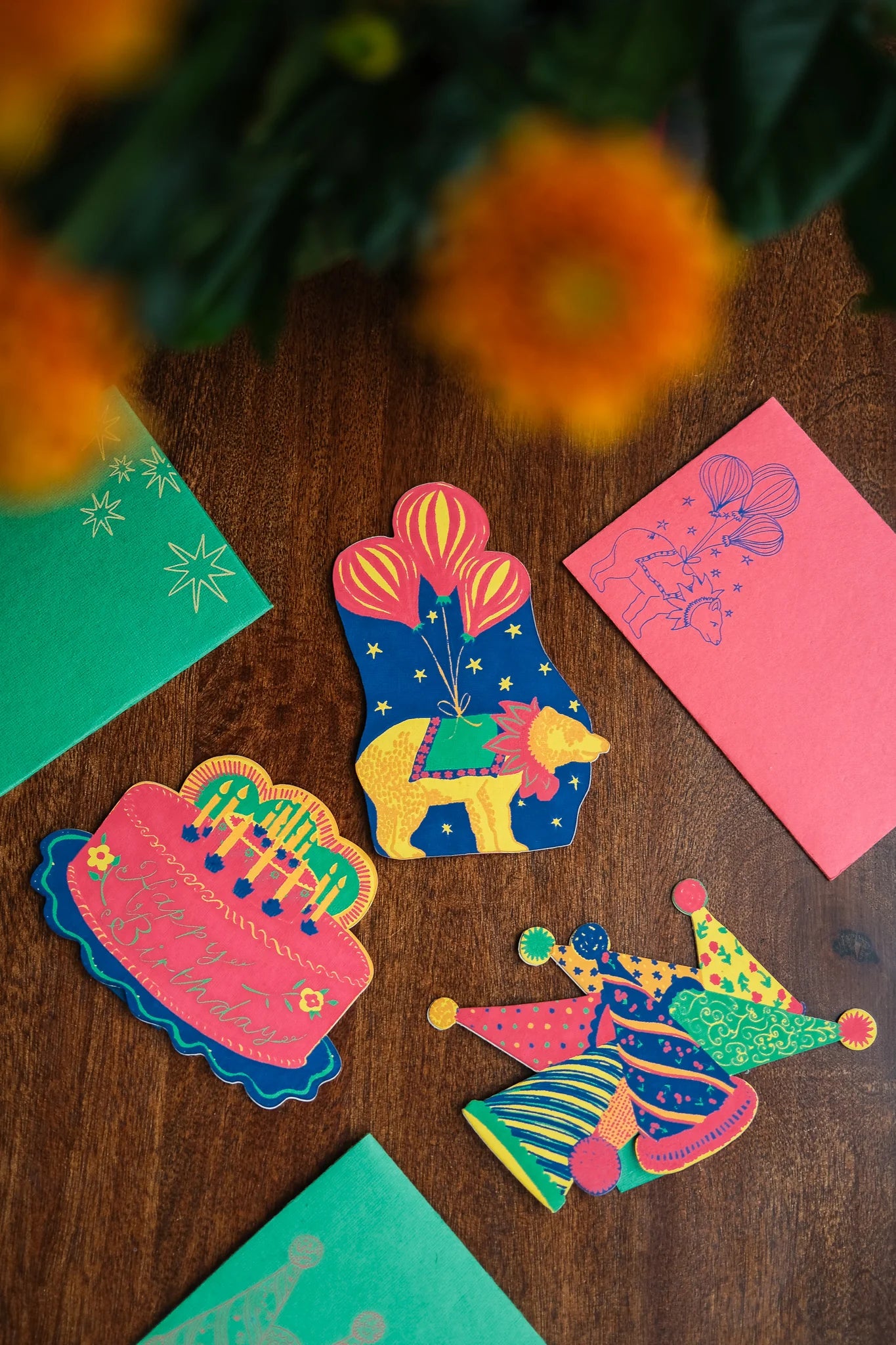 East End Press Party Hats Greeting Card