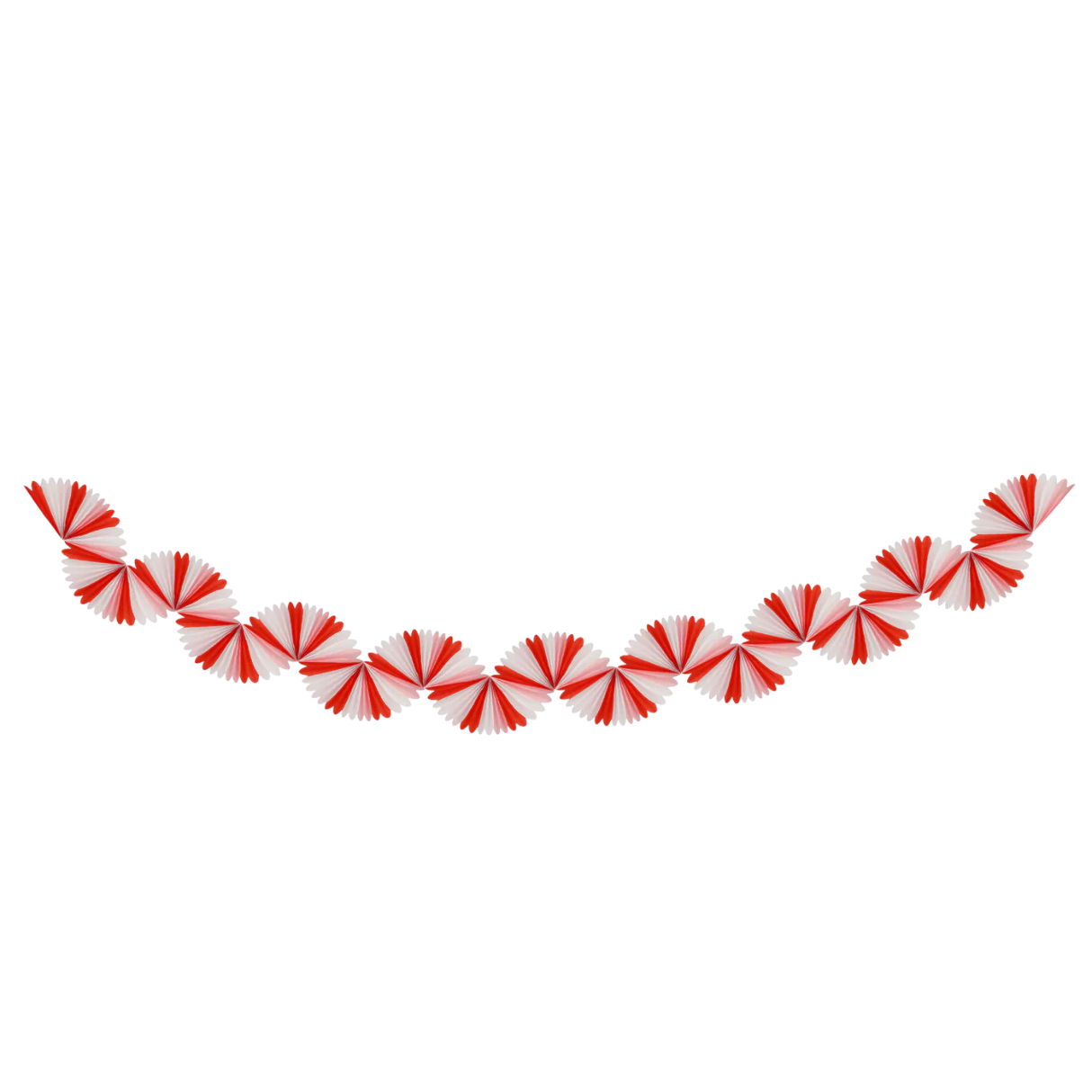 Meri Meri Candy Cane Stripe Honeycomb Garland