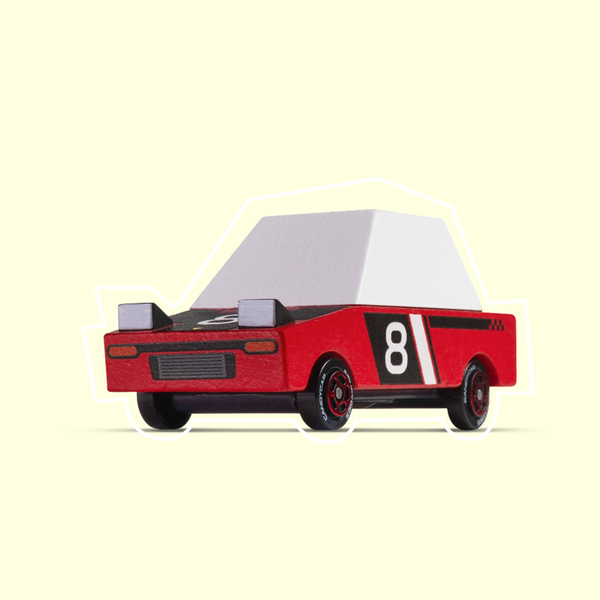 Candylab Toons Hachigo Red Racer Car
