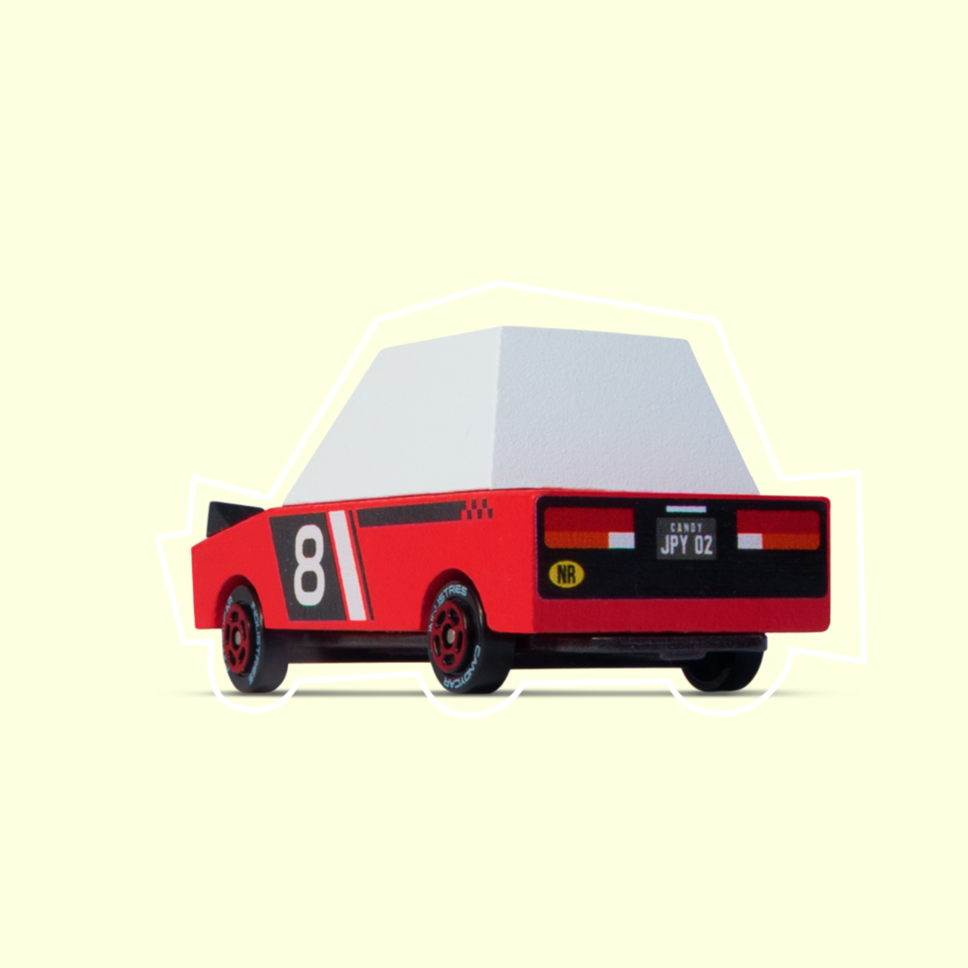 Candylab Toons Hachigo Red Racer Car