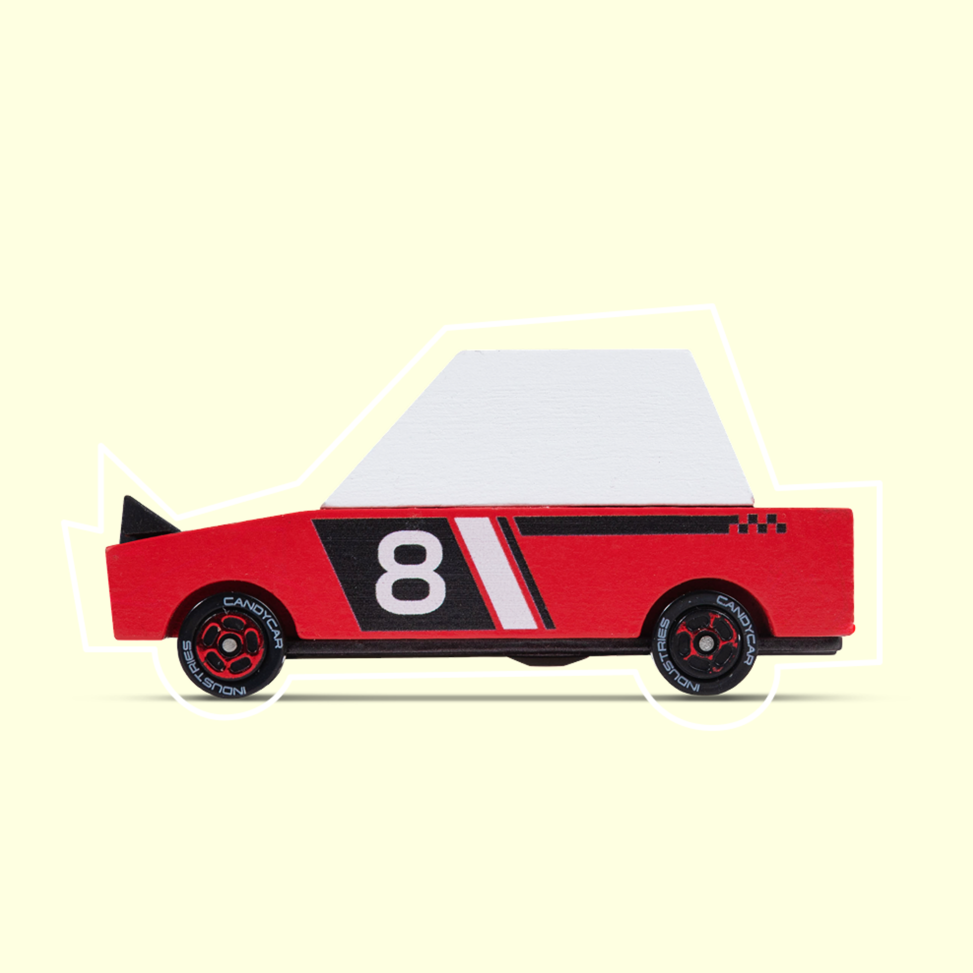 Candylab Toons Hachigo Red Racer Car