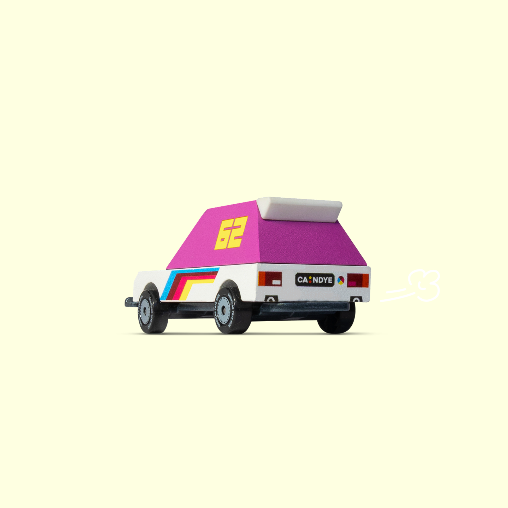 Candylab Toons Pink 62 Racer Car