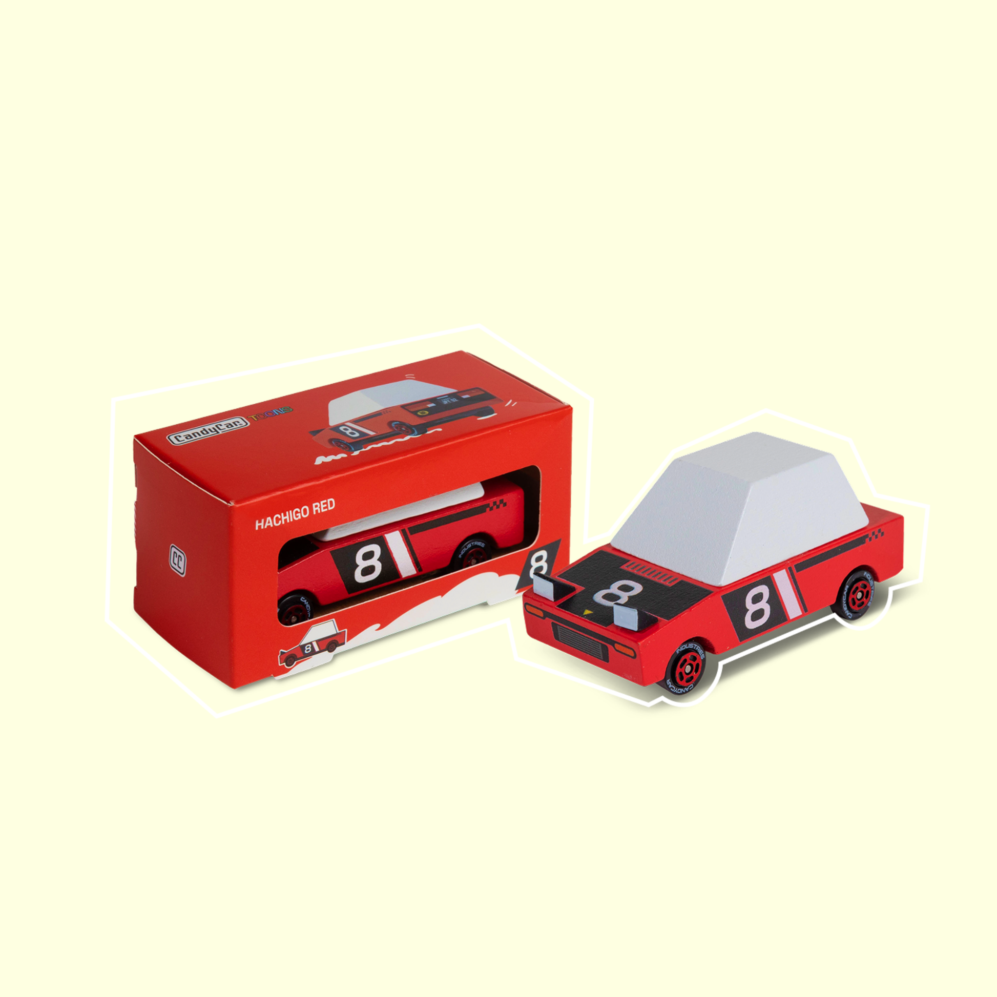 Candylab Toons Hachigo Red Racer Car