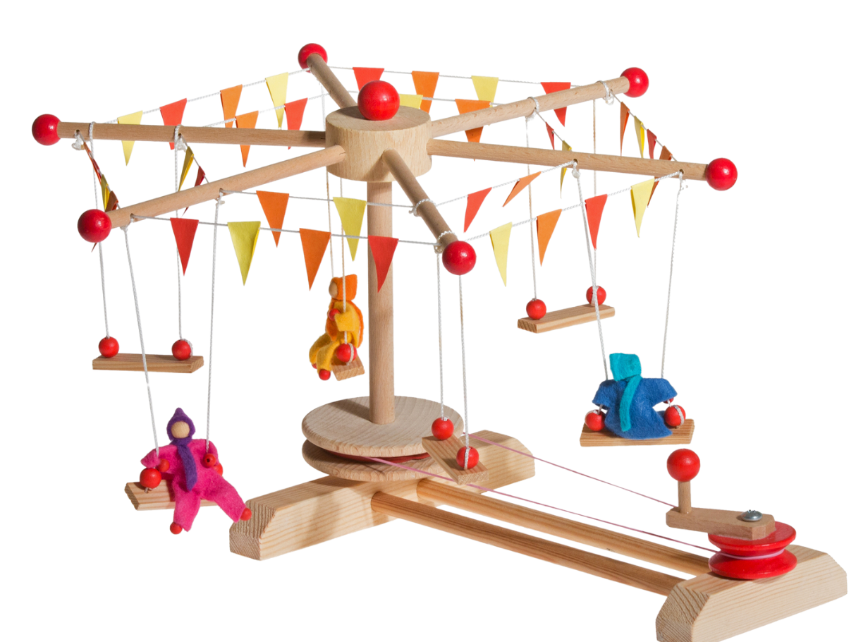 Kraul Swing Roundabout with 3 Dolls