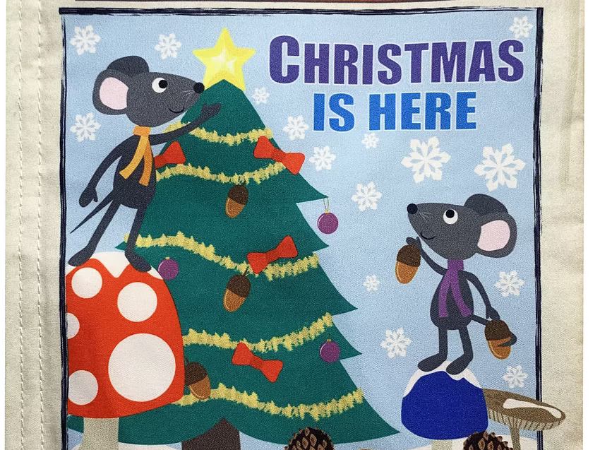 Jo & Nic's Crinkly Cloth Books - Christmas Mice