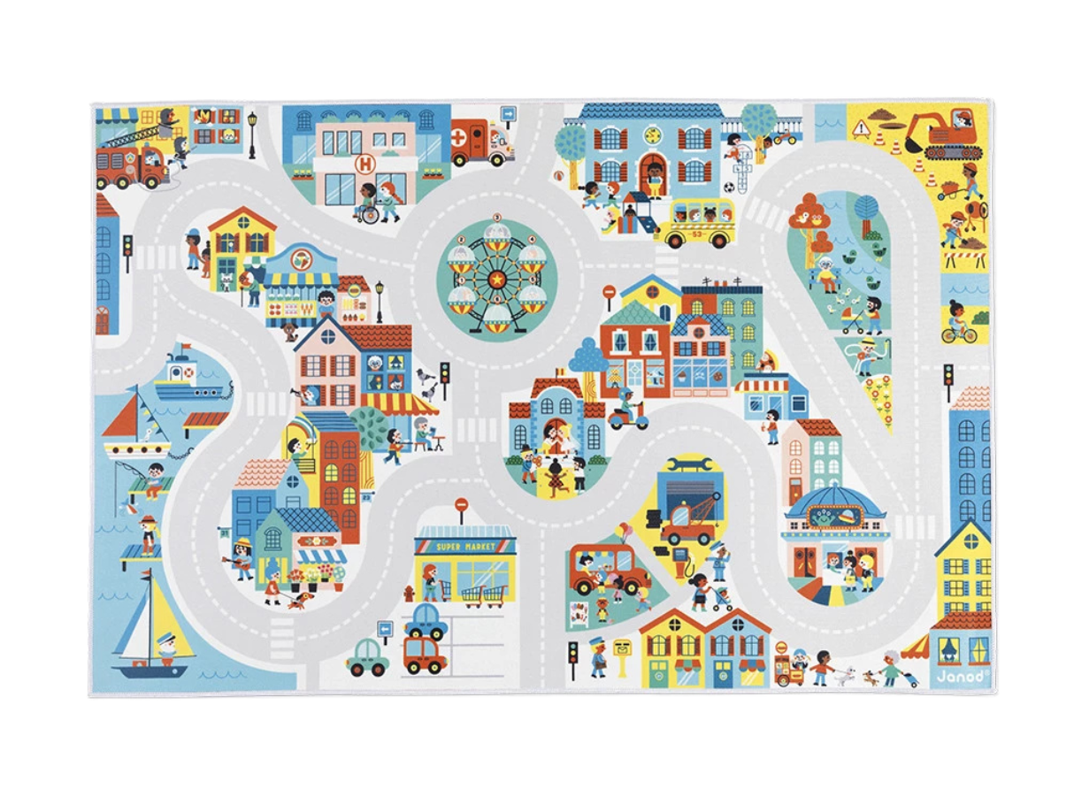 Janod Cross Roads City Play Mat