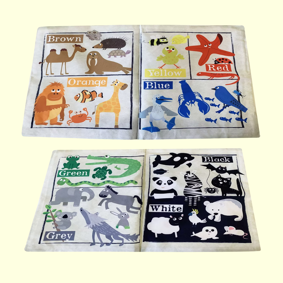 Jo & Nic's Crinkly Cloth Books - Colourful Creatures