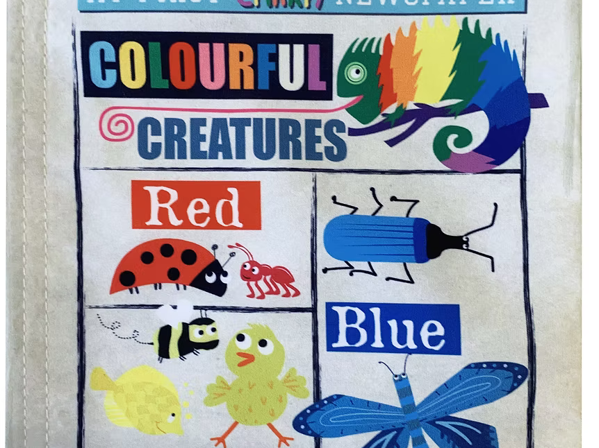 Jo & Nic's Crinkly Cloth Books - Colourful Creatures