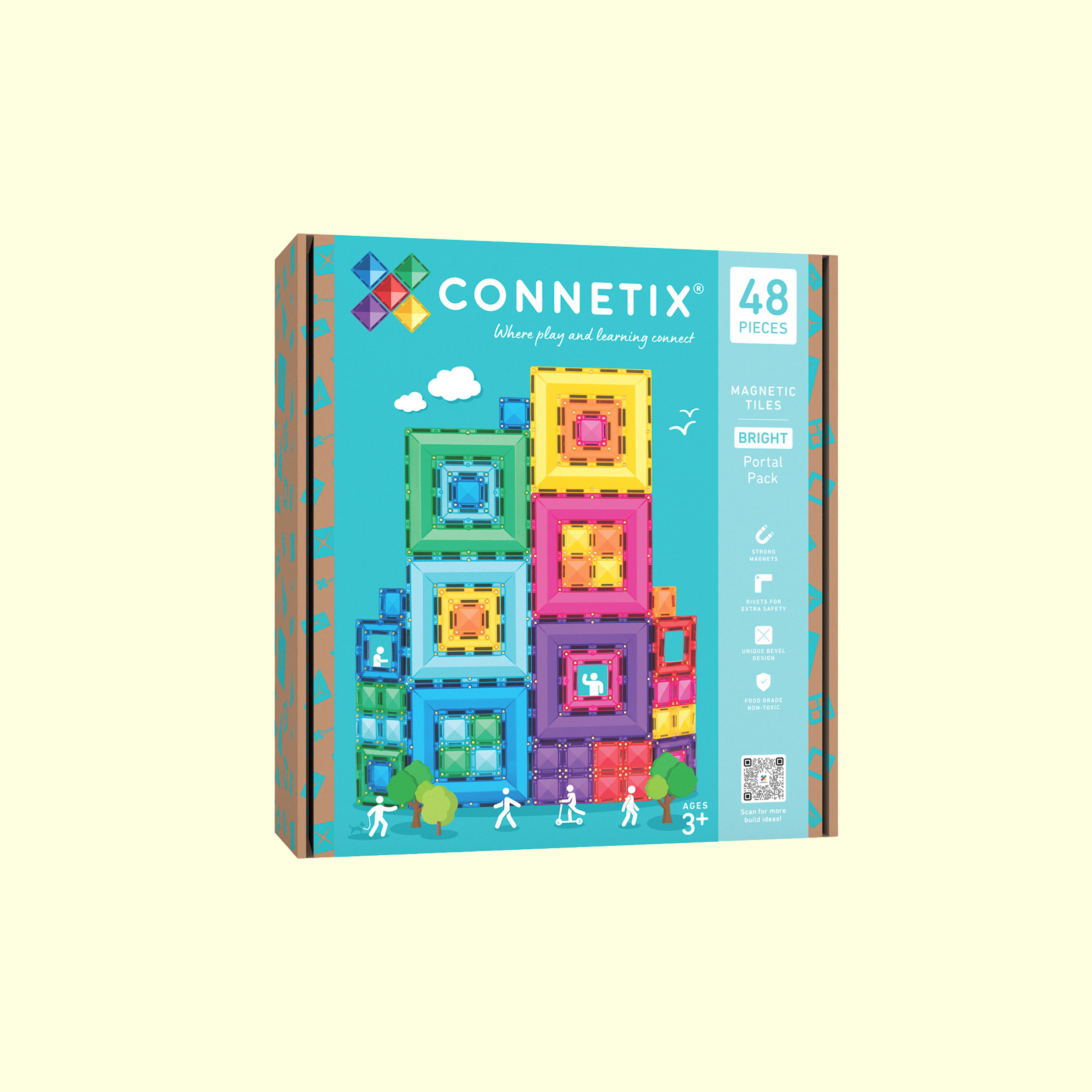 Connetix Bright Portal Pack 48 Pieces