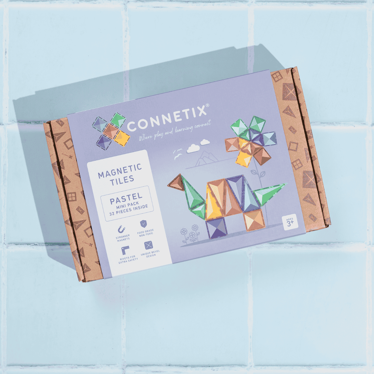 Connetix Pastel Mini Pack 32 Pieces