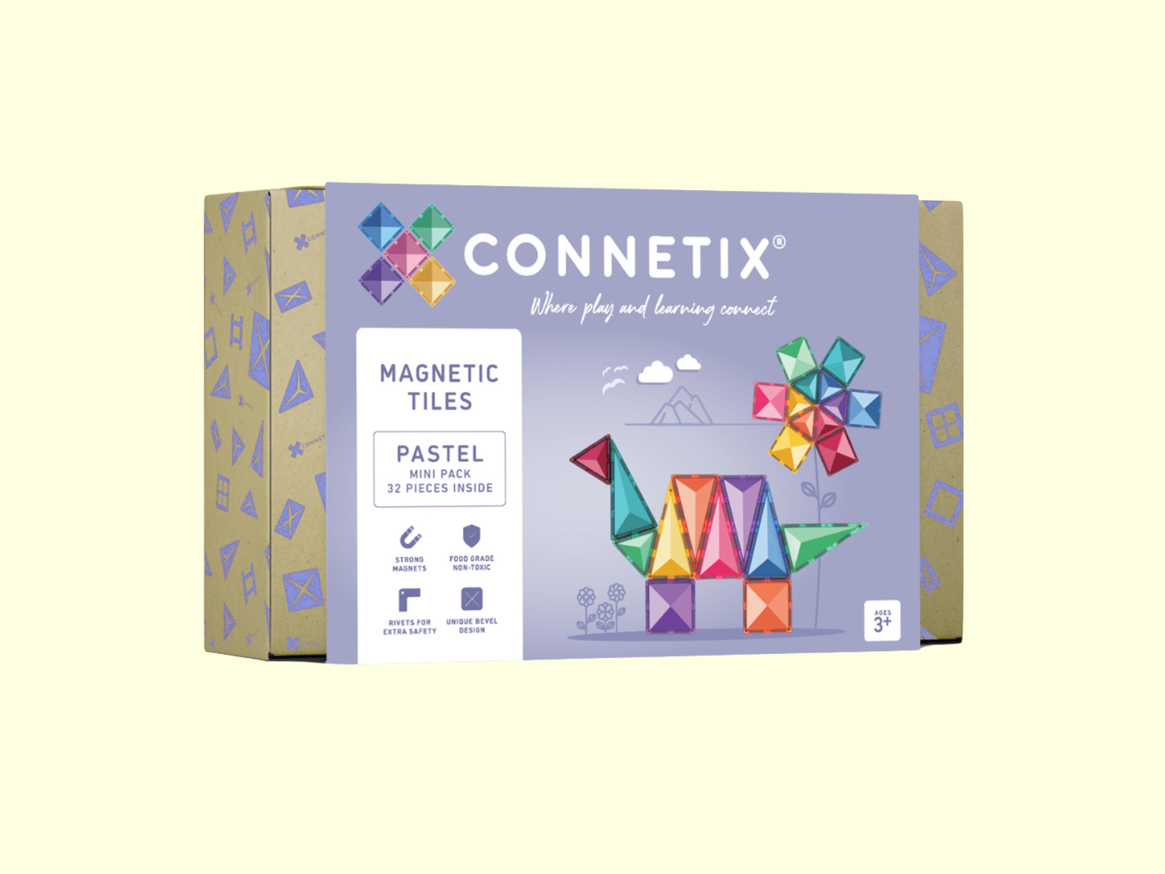 Connetix Pastel Mini Pack 32 Pieces