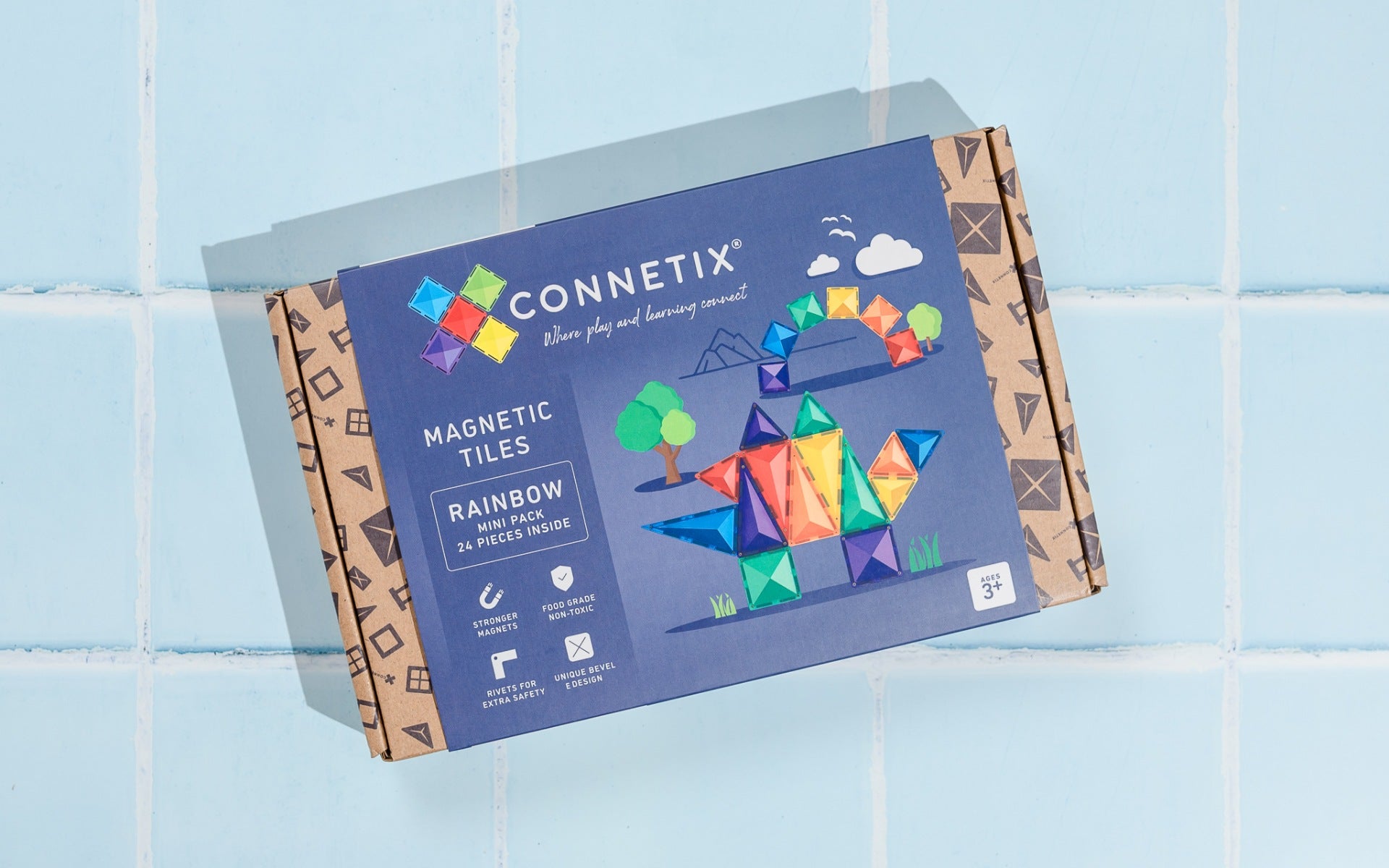 Connetix Rainbow Mini Pack 24 Pieces