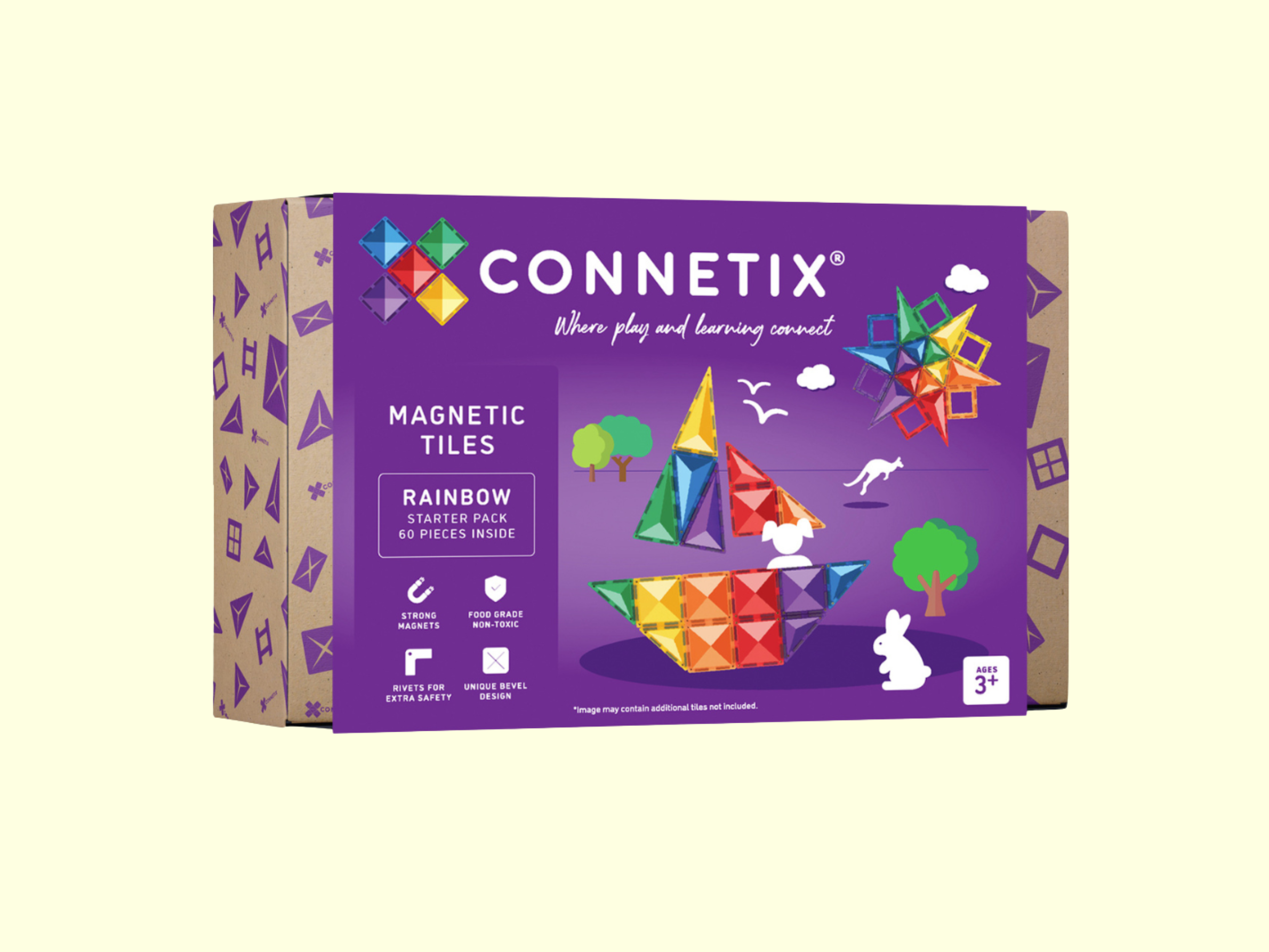 Connetix Rainbow Starter Pack 60 Pieces