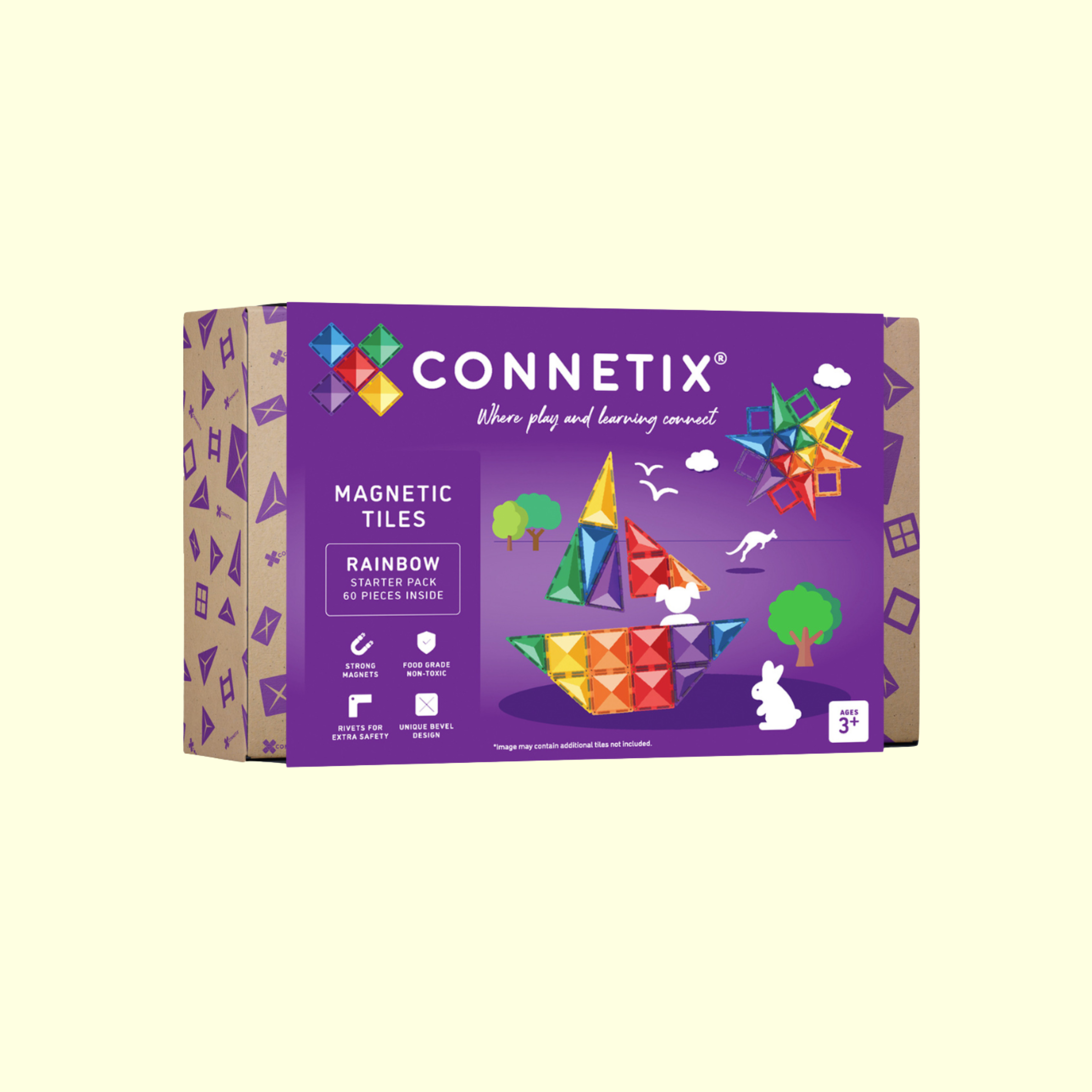 Connetix Rainbow Starter Pack 60 Pieces