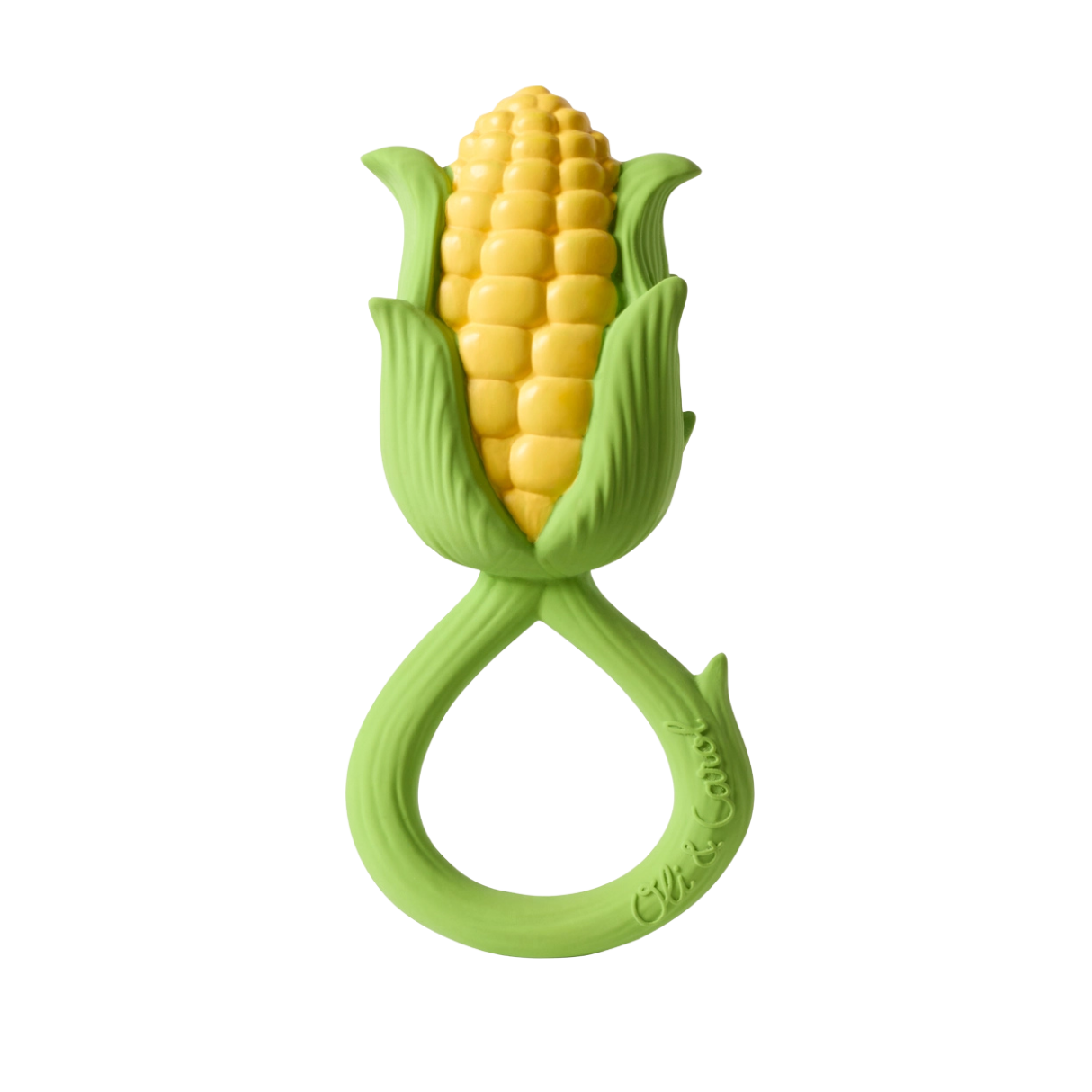 Oli & Carol Corn Rattle Teether Toy