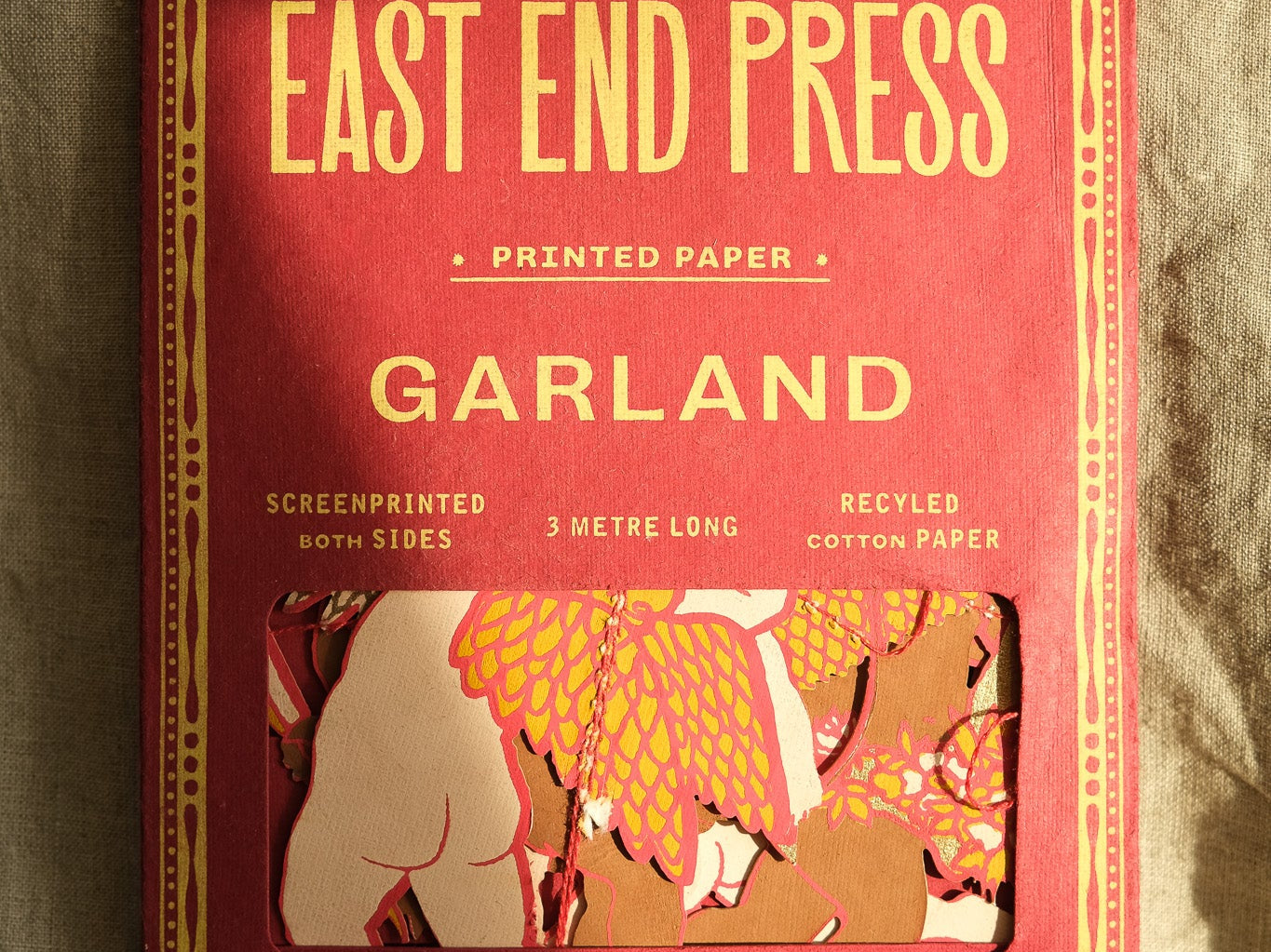 East End Press Cupid Sewn Garland